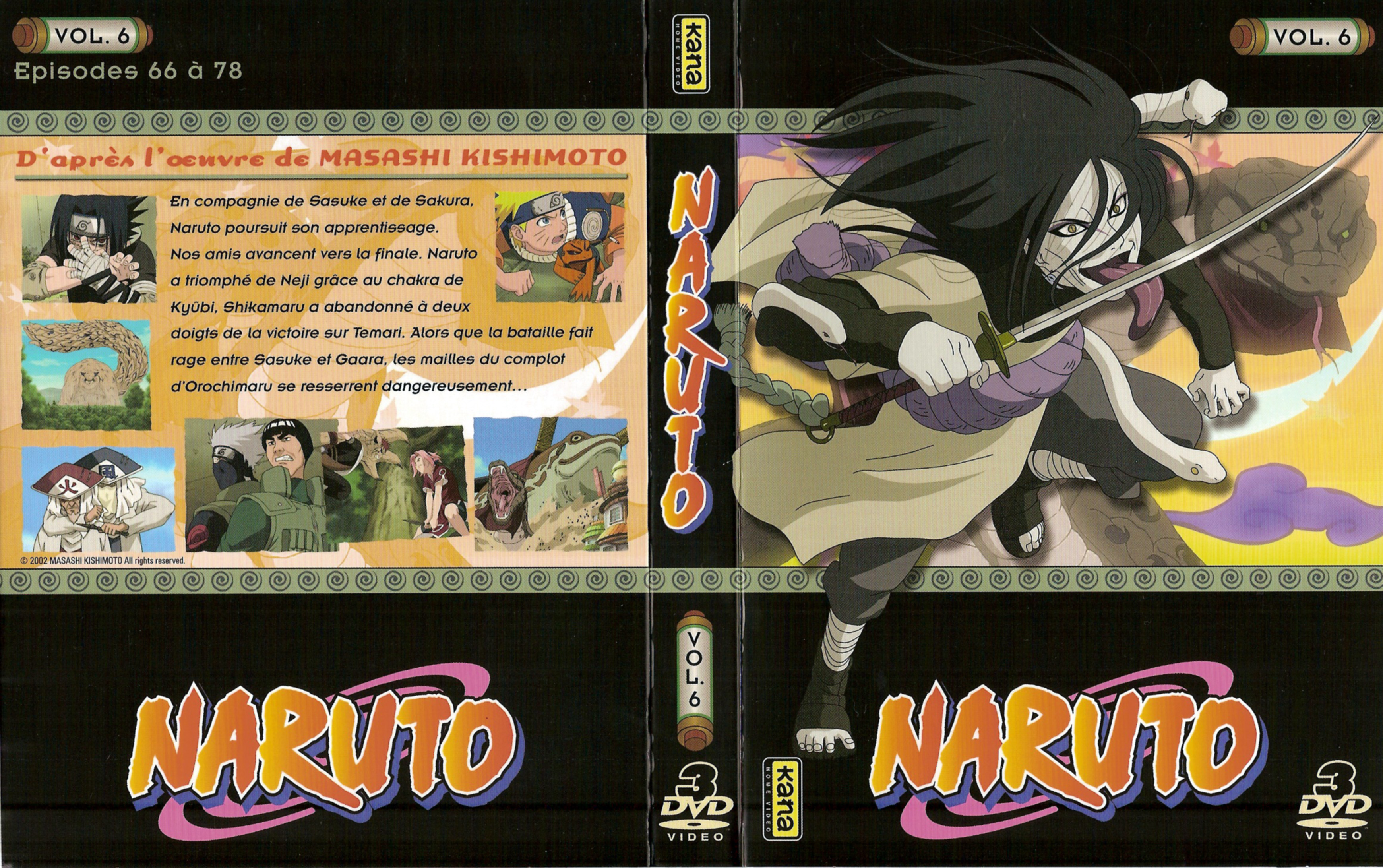 Jaquette DVD Naruto vol 06