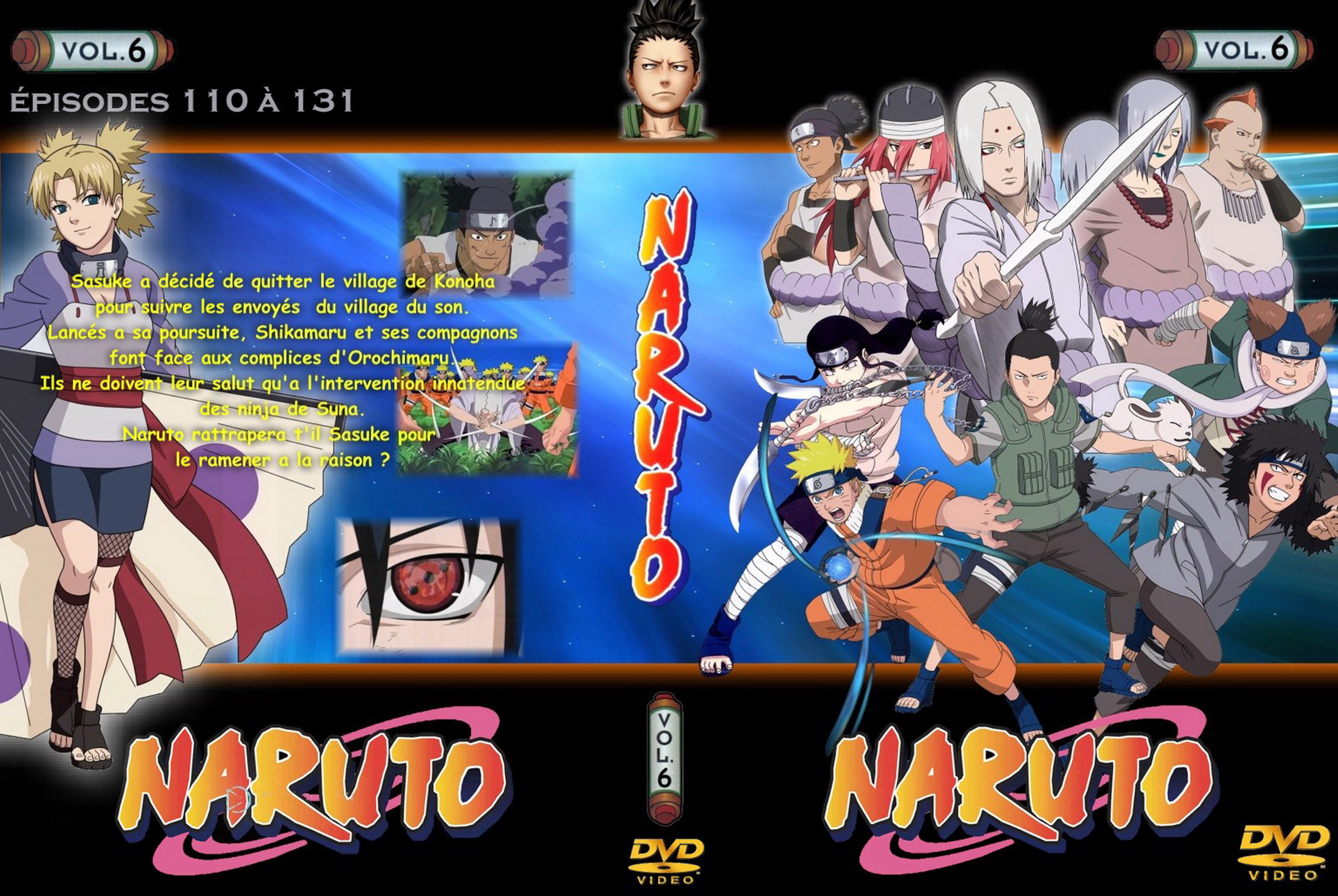 Jaquette DVD Naruto vol 06 v2