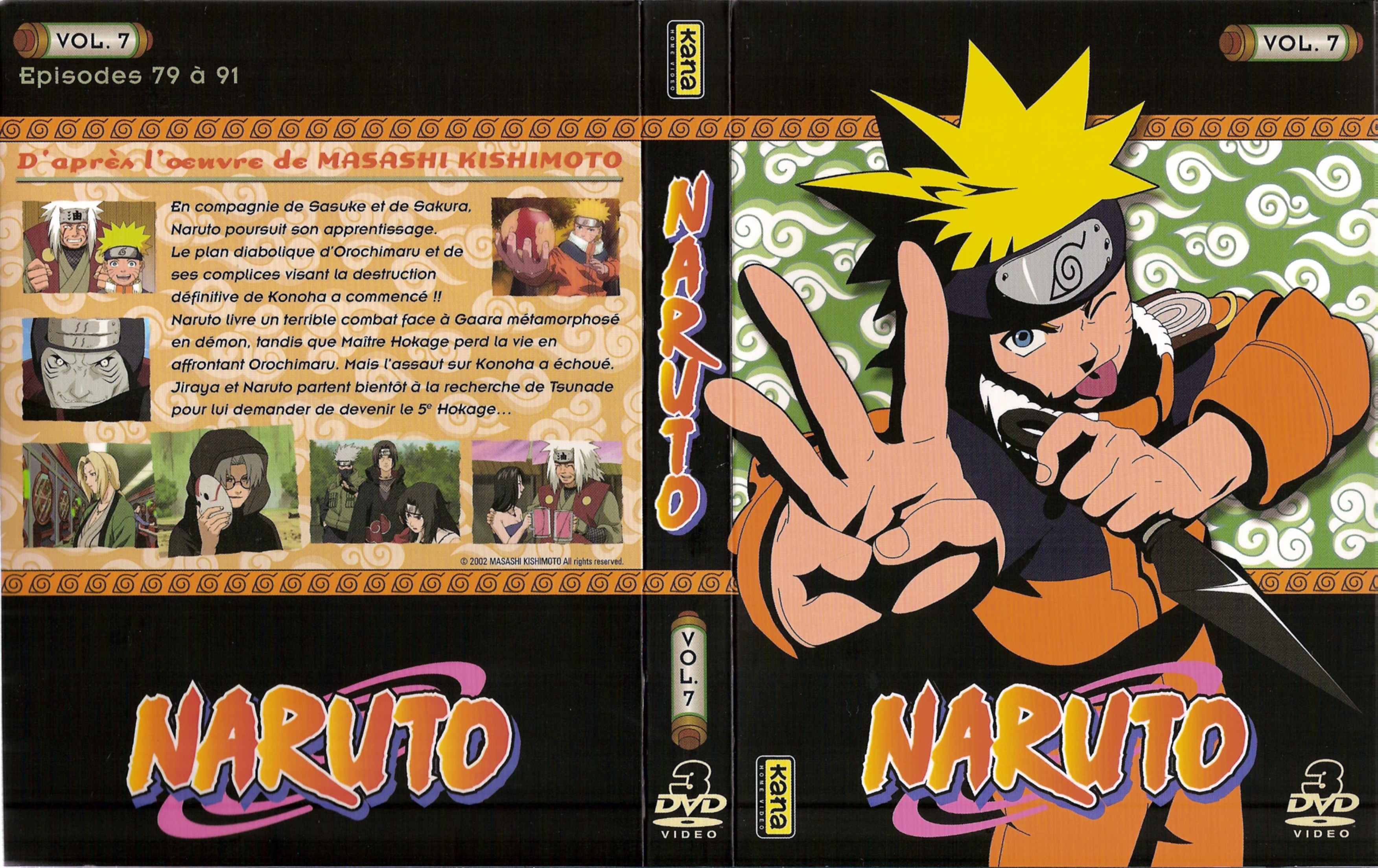 Jaquette DVD Naruto vol 07