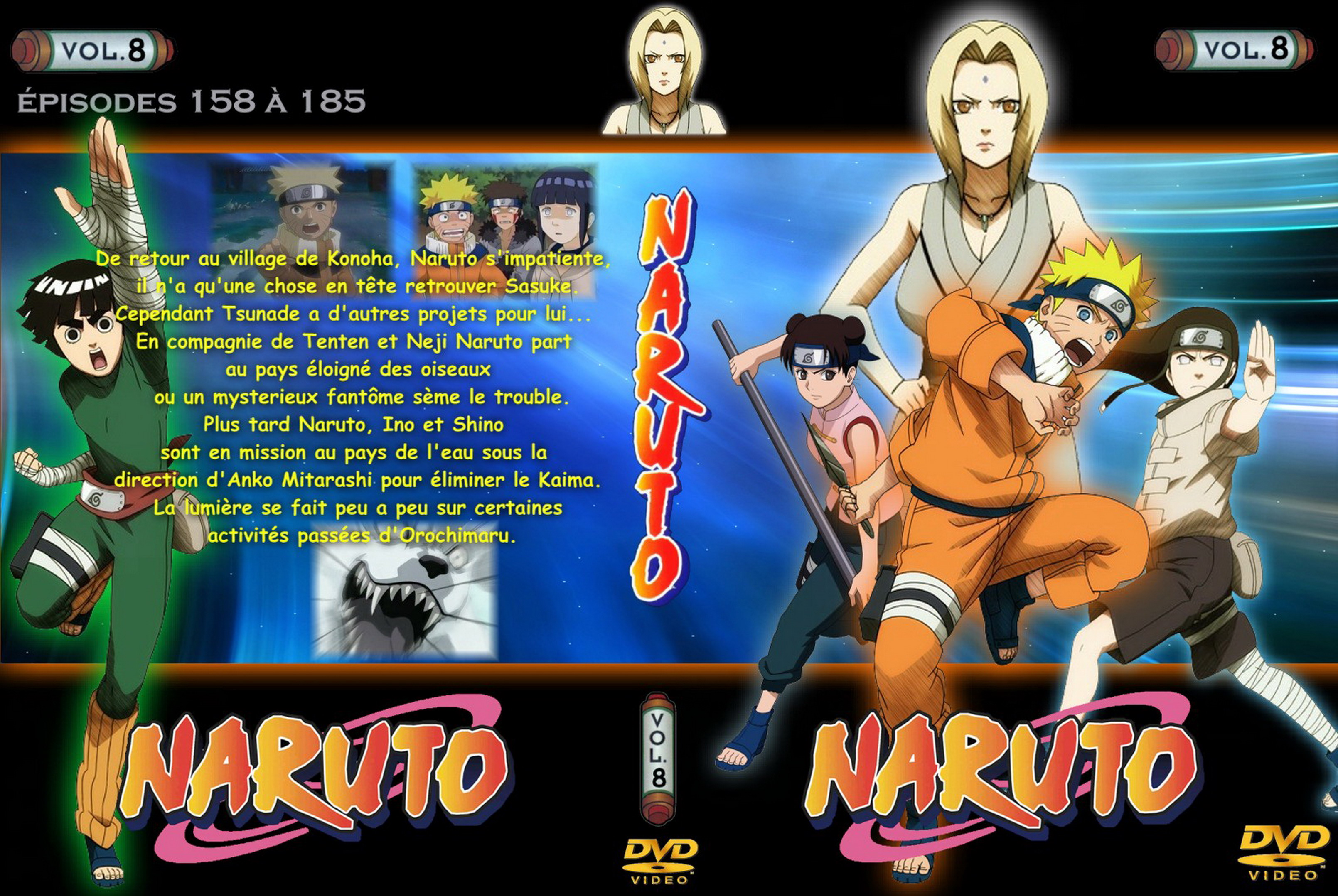 Jaquette DVD Naruto vol 08