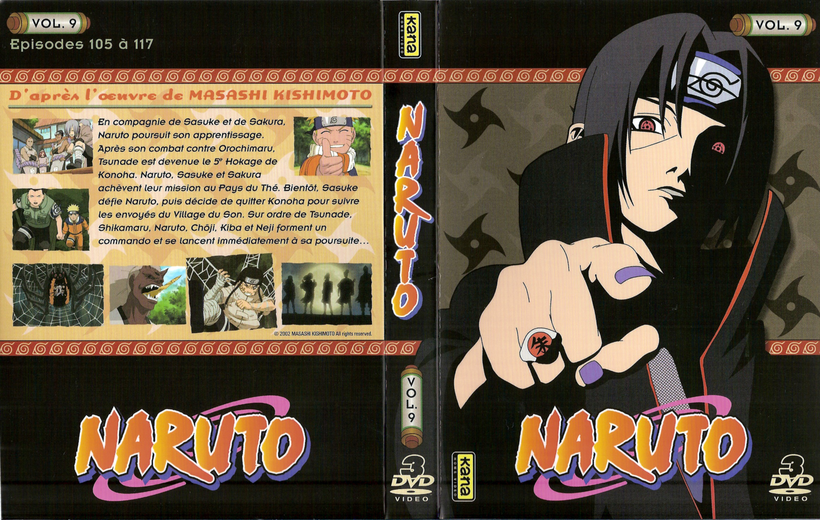 Jaquette DVD Naruto vol 09