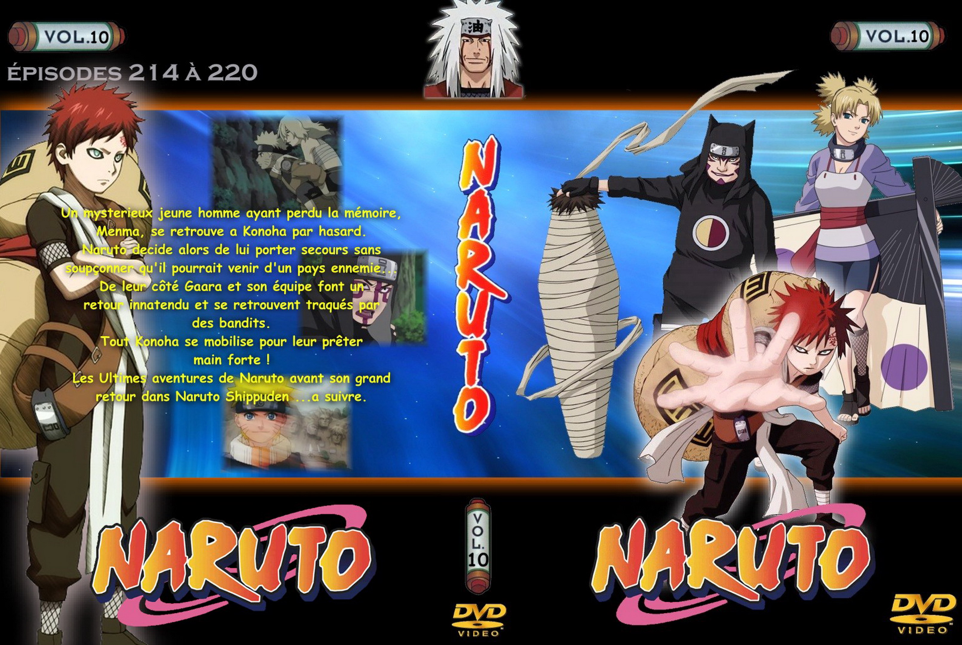 Jaquette DVD Naruto vol 10