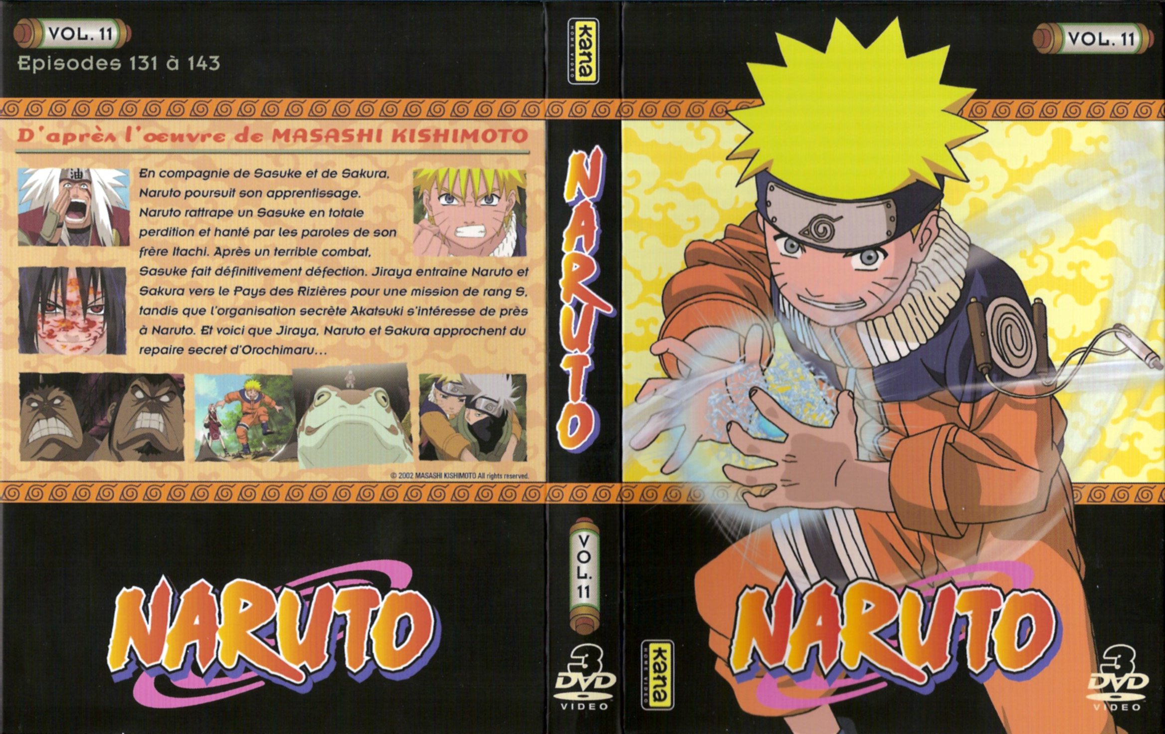 Jaquette DVD Naruto vol 11