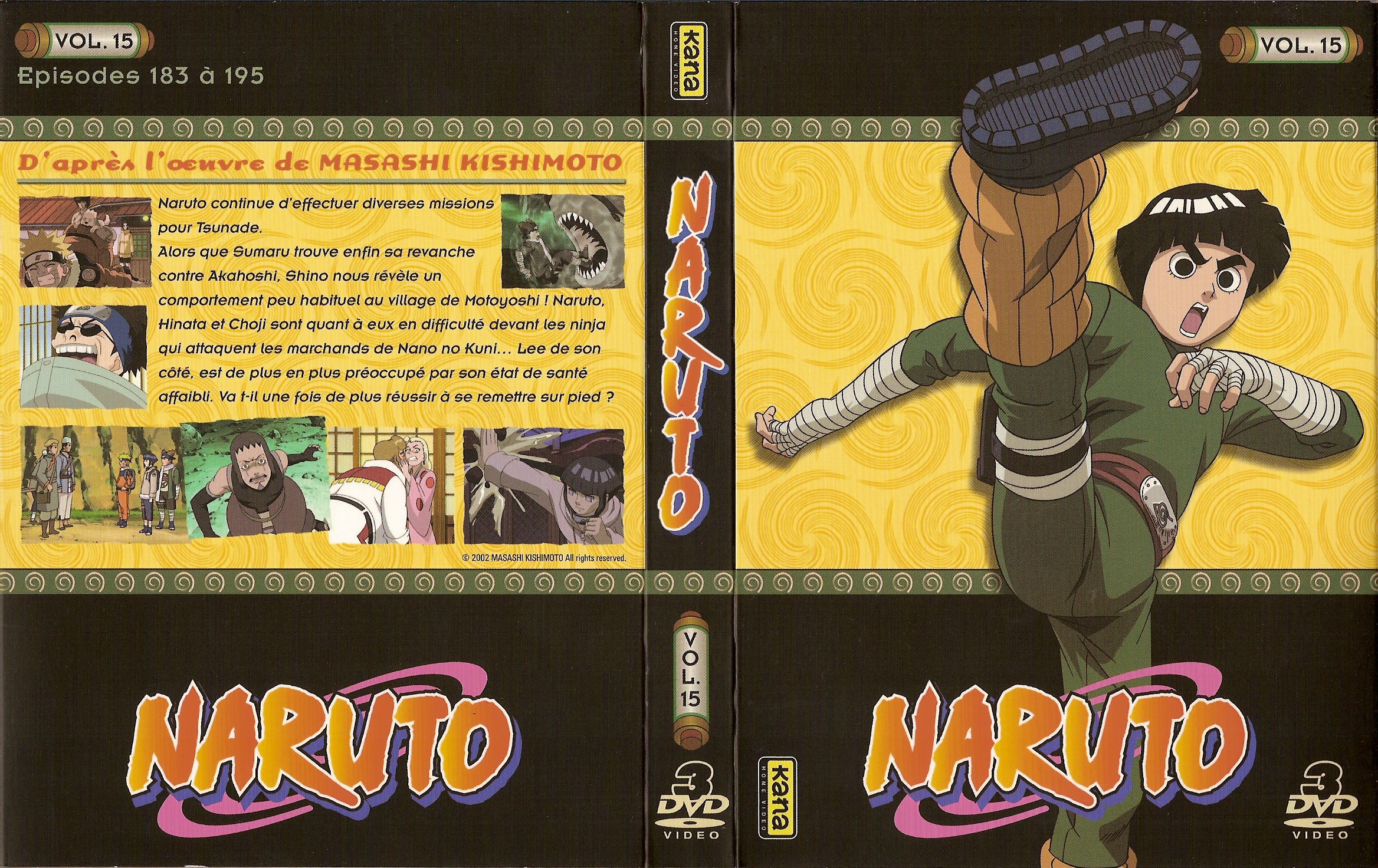Jaquette DVD Naruto vol 15