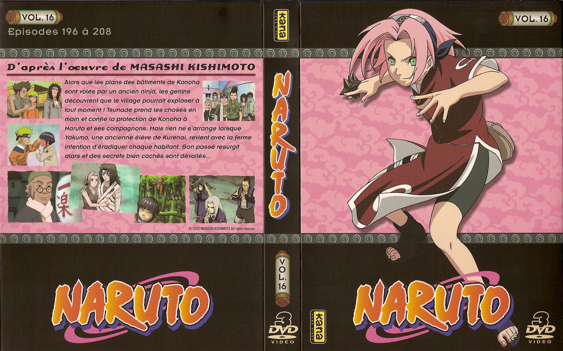 Jaquette DVD Naruto vol 16