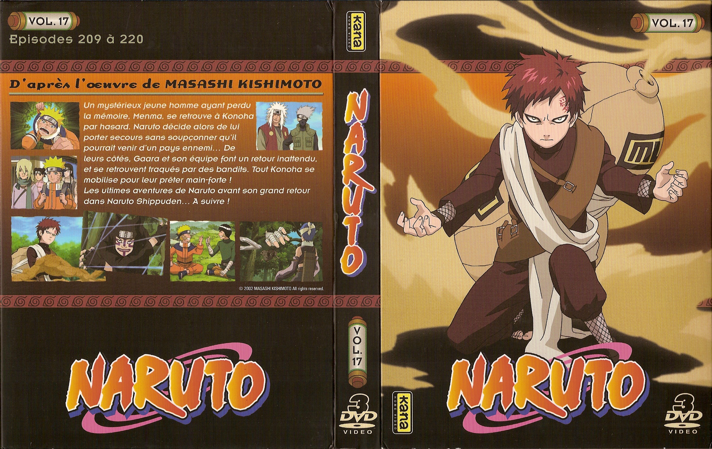 Jaquette DVD Naruto vol 17