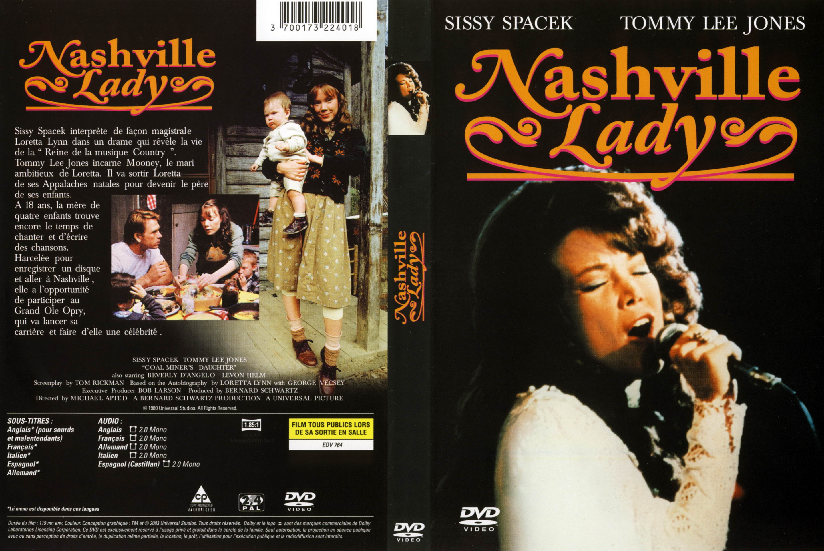 Jaquette DVD Nashville lady