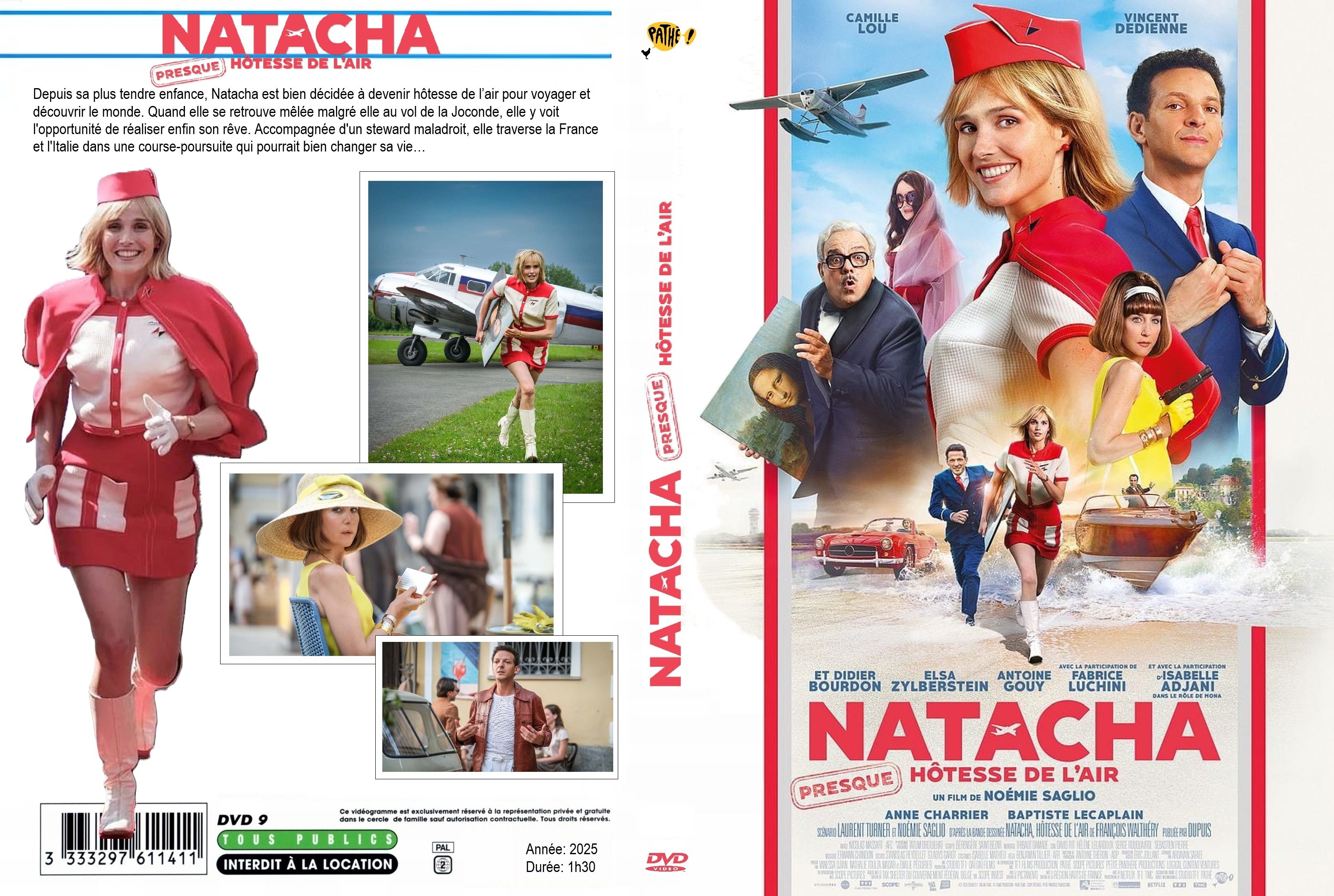 Jaquette DVD Natacha, presque hotesse de l