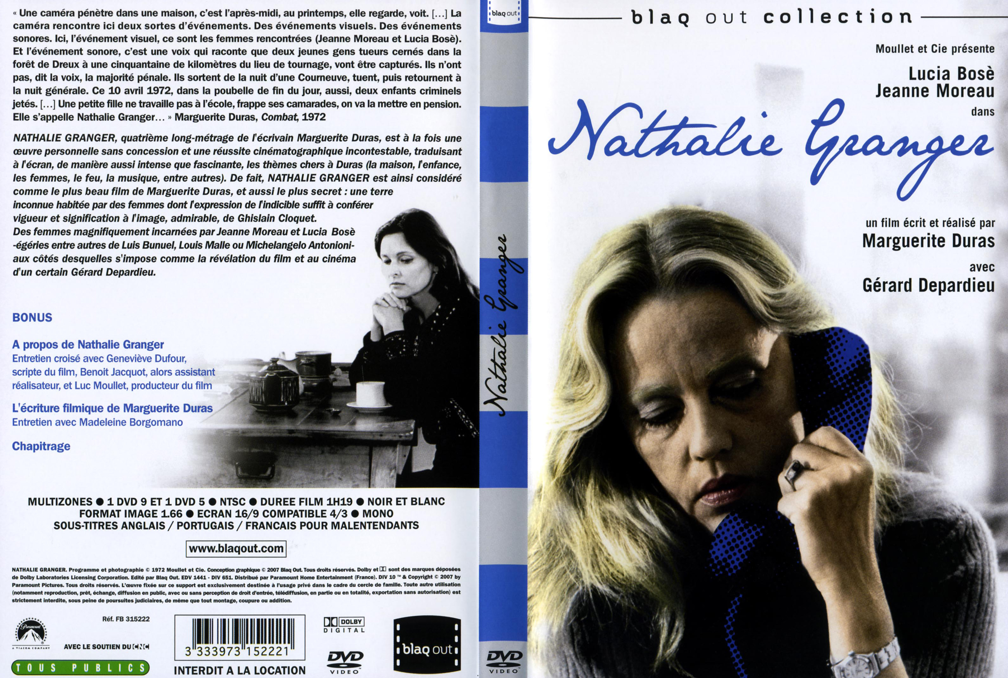 Jaquette DVD Nathalie Granger