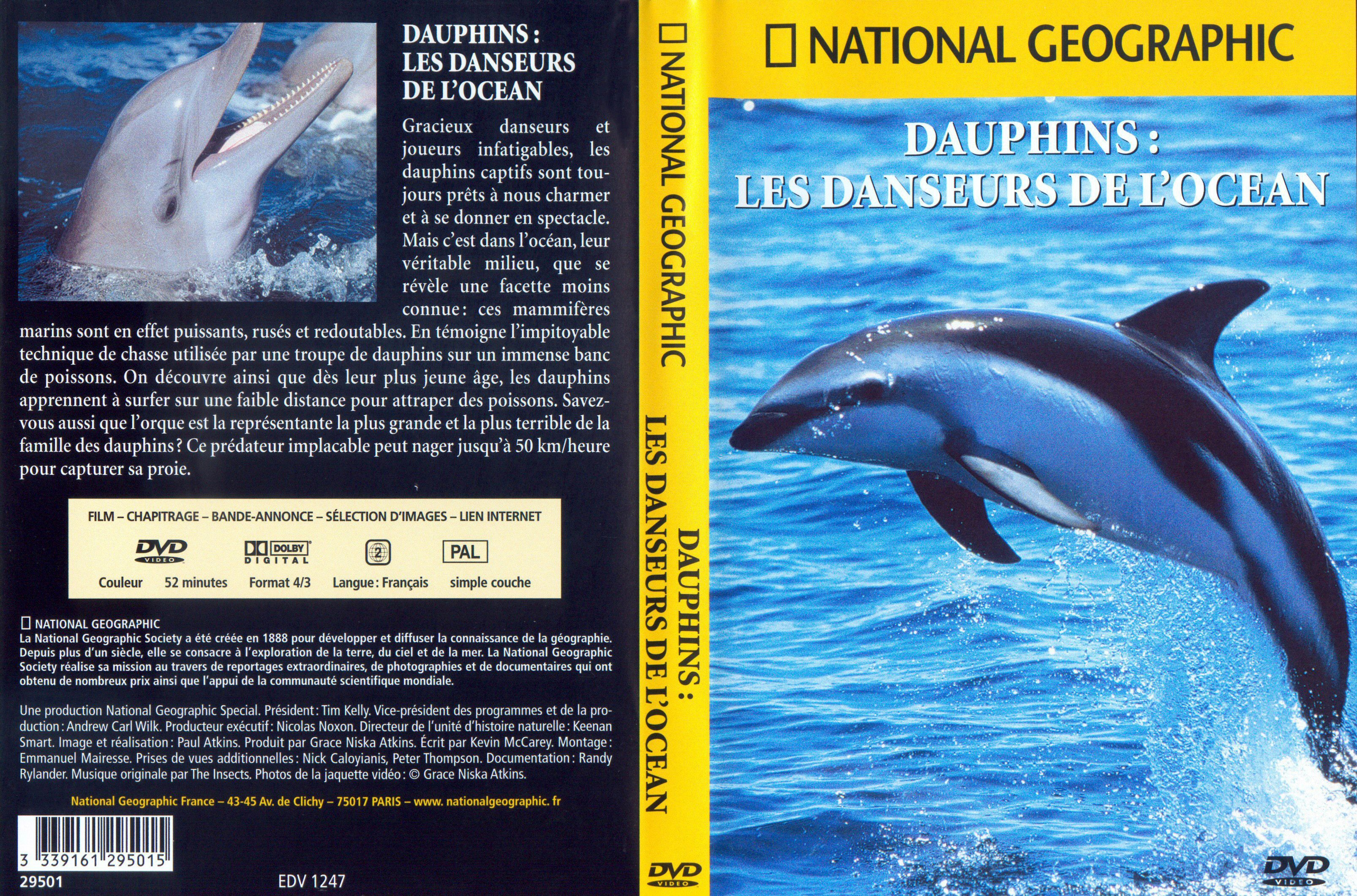 Jaquette DVD National Geographic - Dauphins les danseurs de l