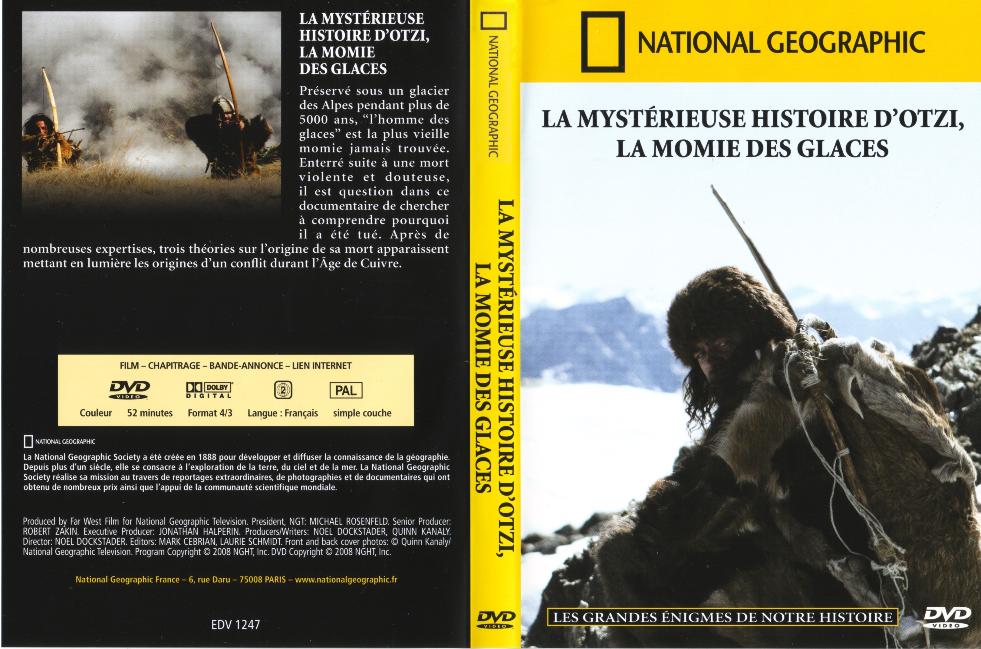 Jaquette DVD National Geographic - La mystrieuse histoire d