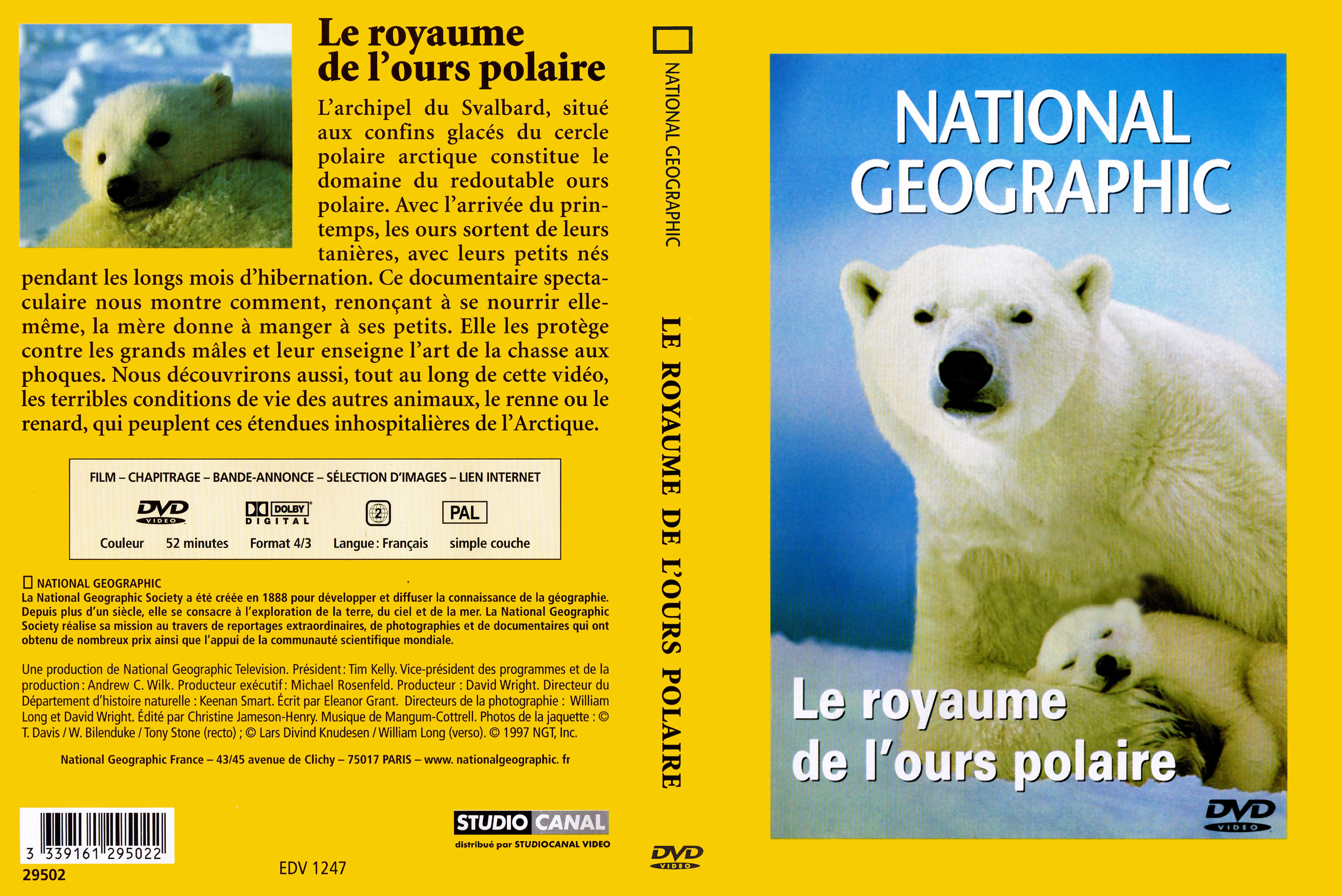 Jaquette DVD National Geographic - Le royaume de l