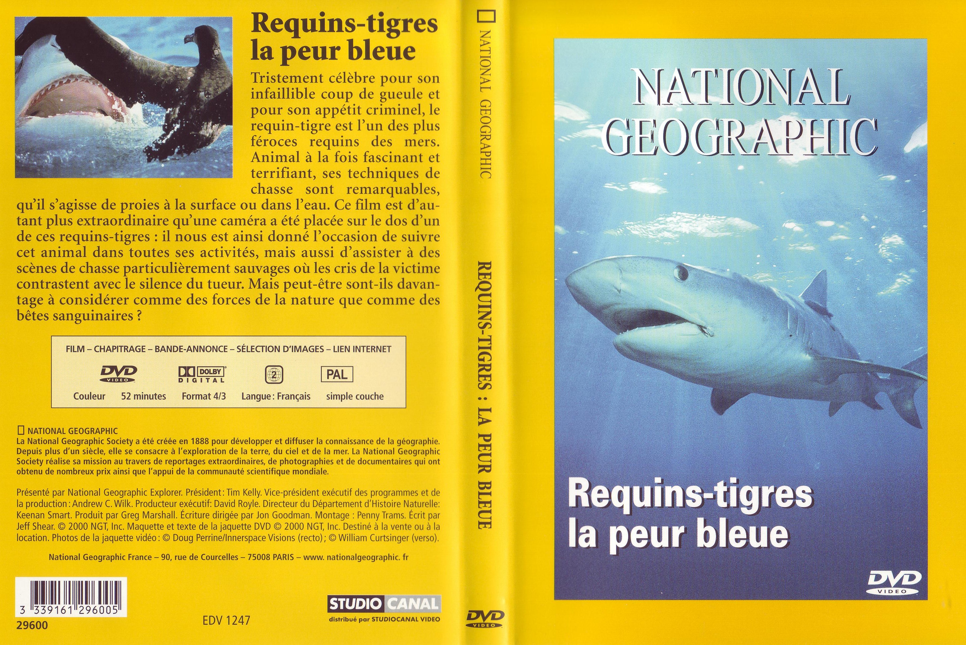 Jaquette DVD National Geographic - Requins tigres