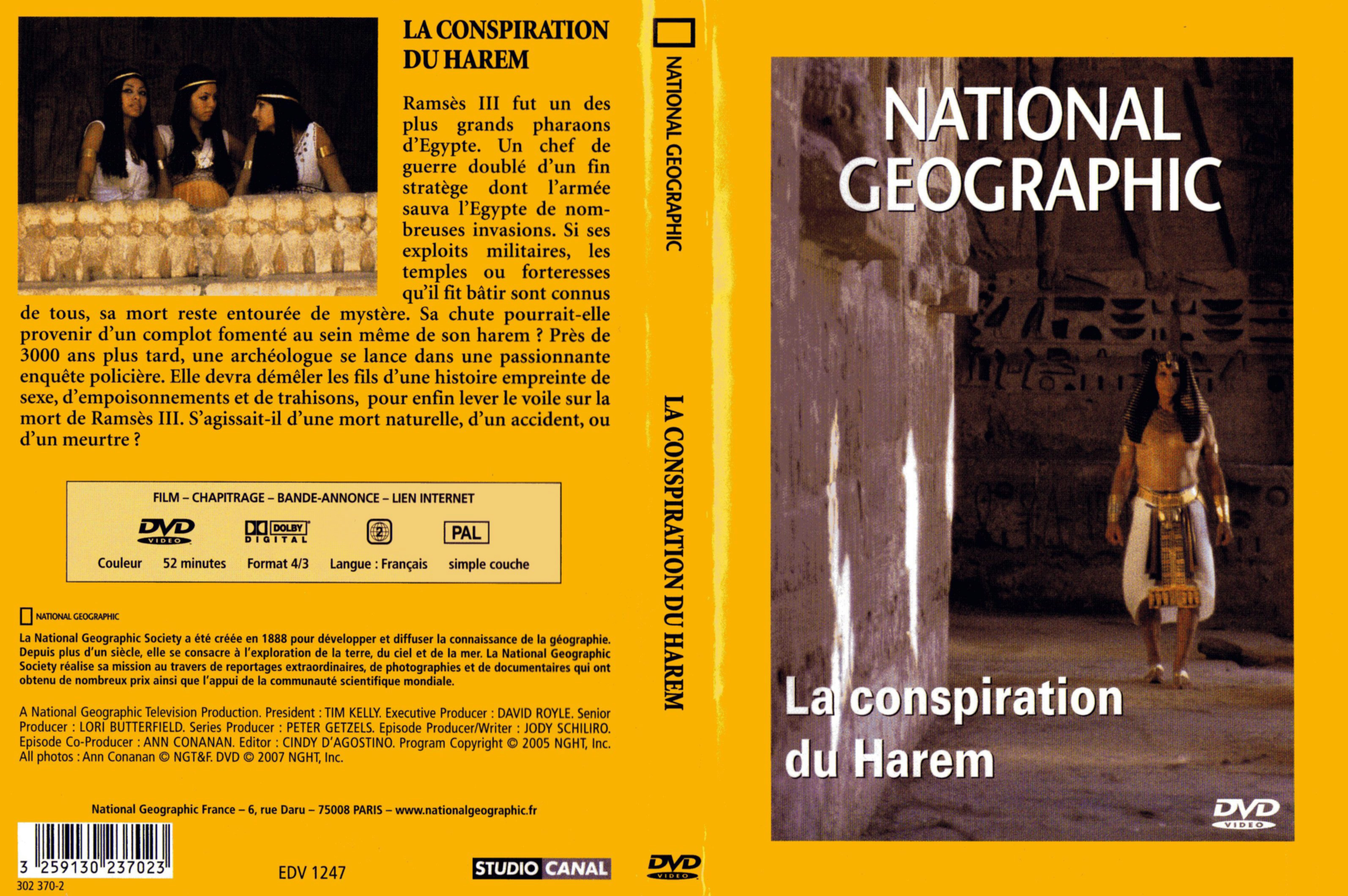 Jaquette DVD National geographic - La conspiration du harem