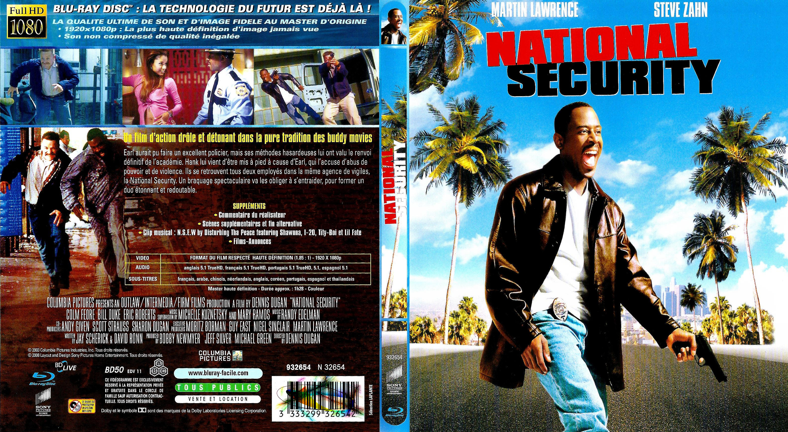 Jaquette DVD National security (BLU-RAY)