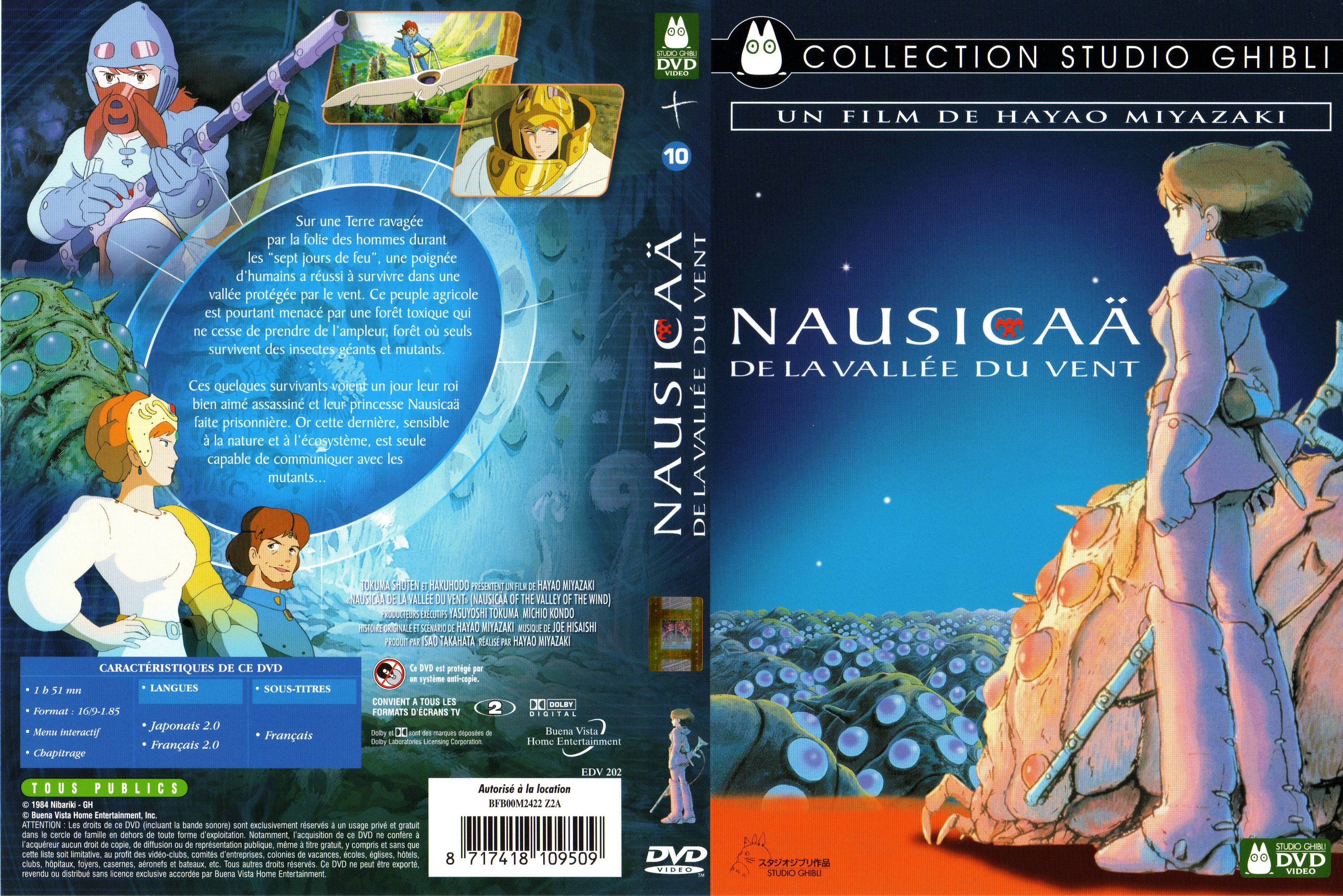 Jaquette DVD Nausicaa de la valle du vent