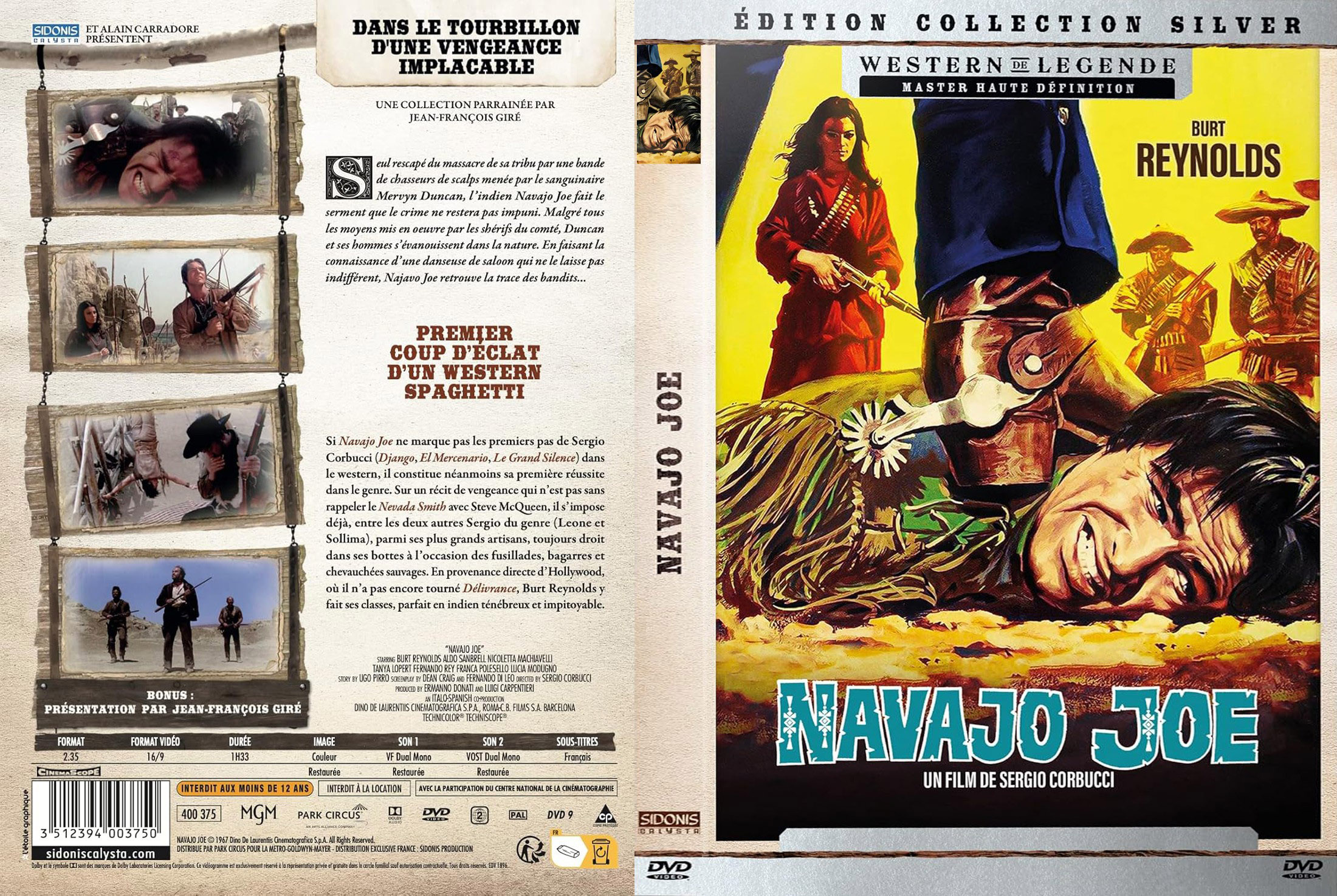 Jaquette DVD Navajo joe