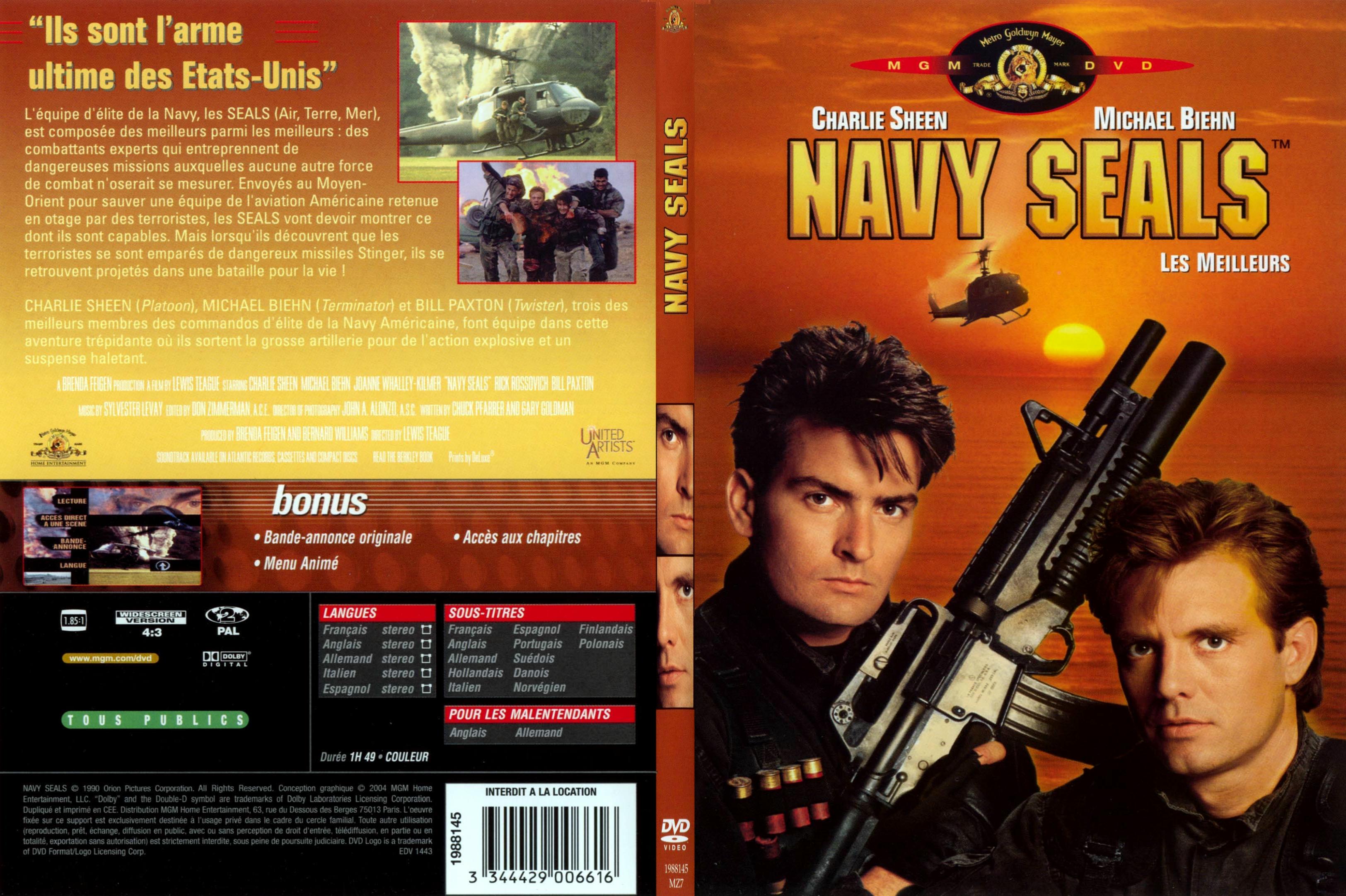 Jaquette DVD Navy seals - SLIM