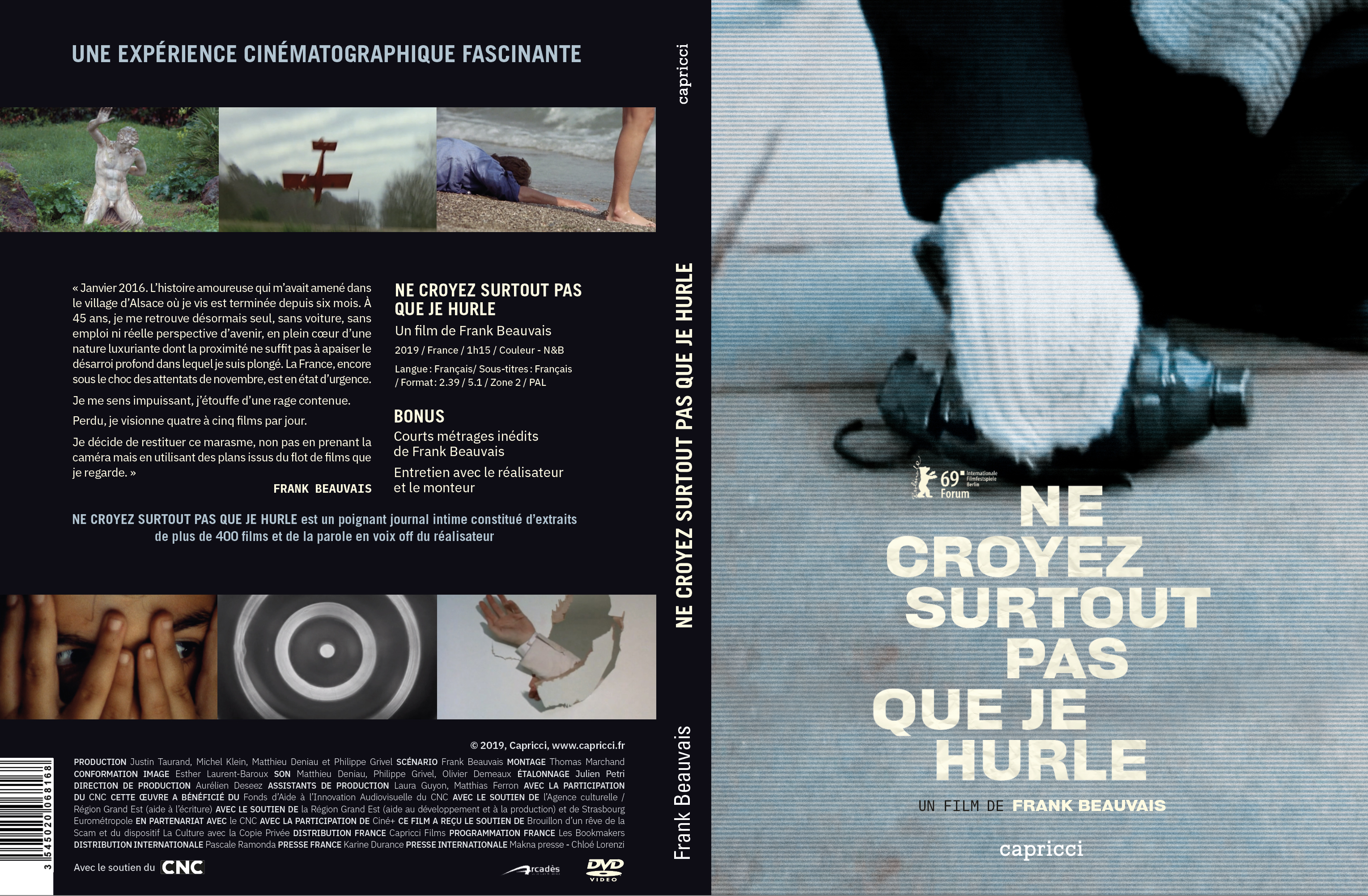 Jaquette DVD Ne croyez surtout pas que je hurle