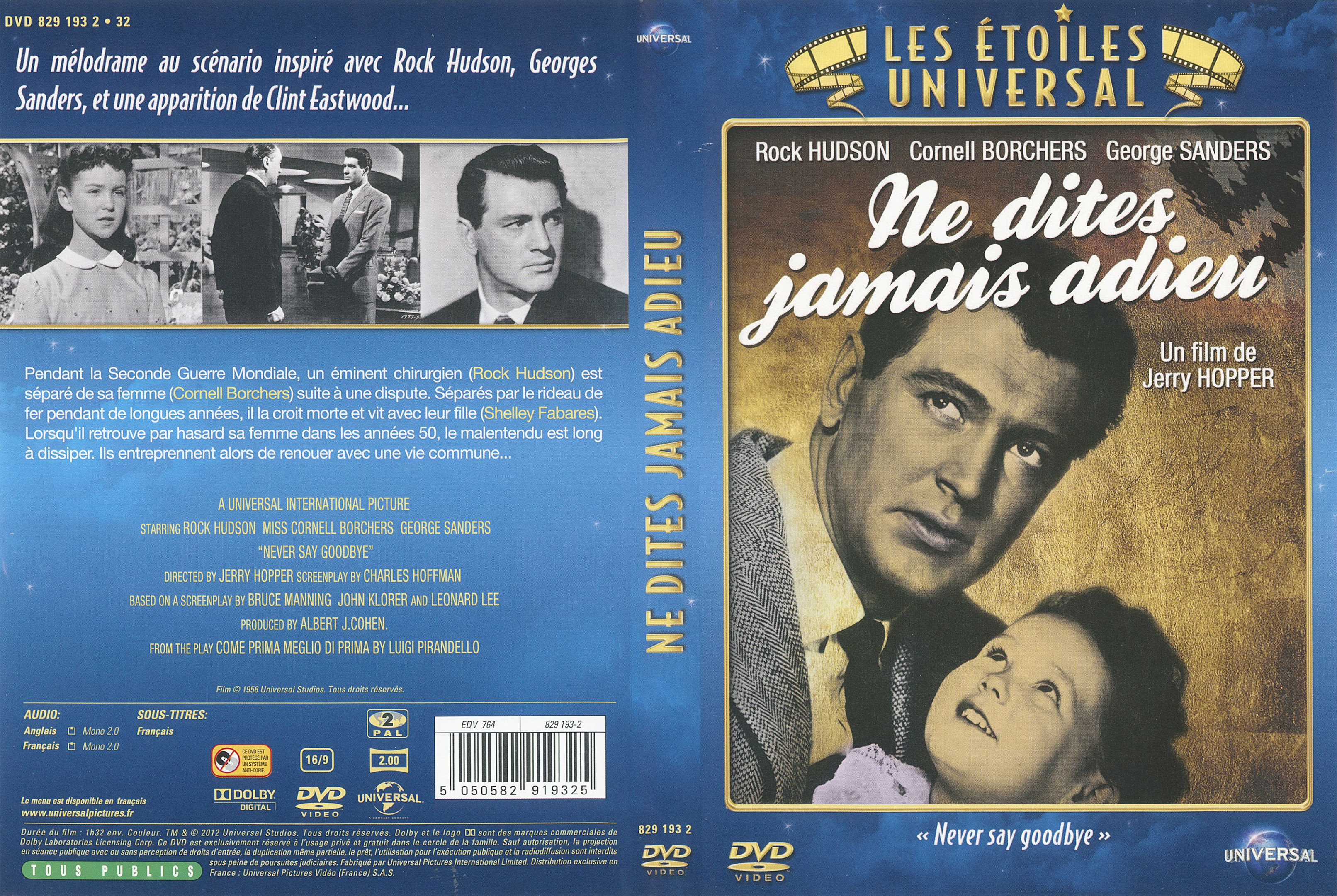 Jaquette DVD Ne dites jamais adieu