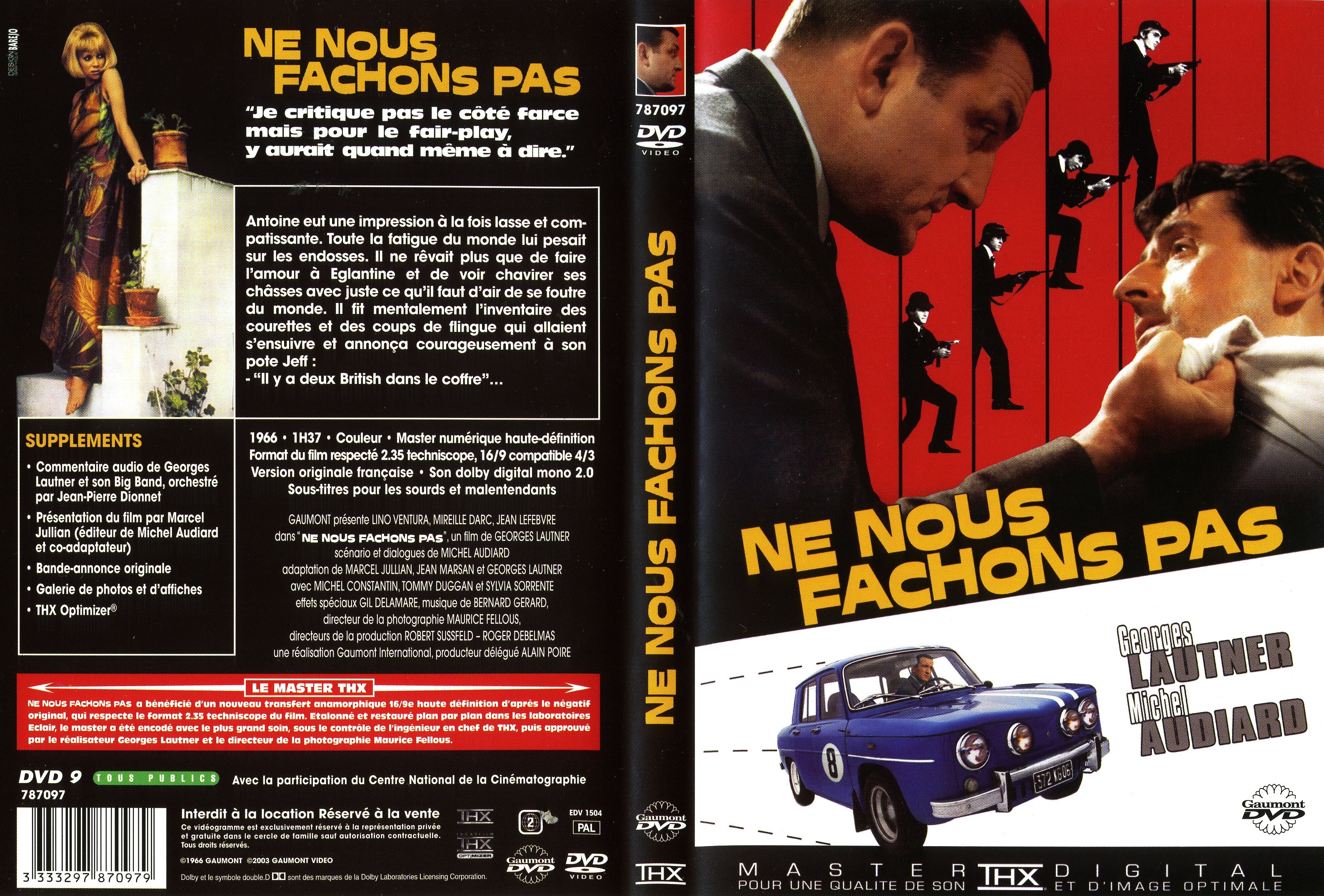 Jaquette DVD Ne nous fachons pas