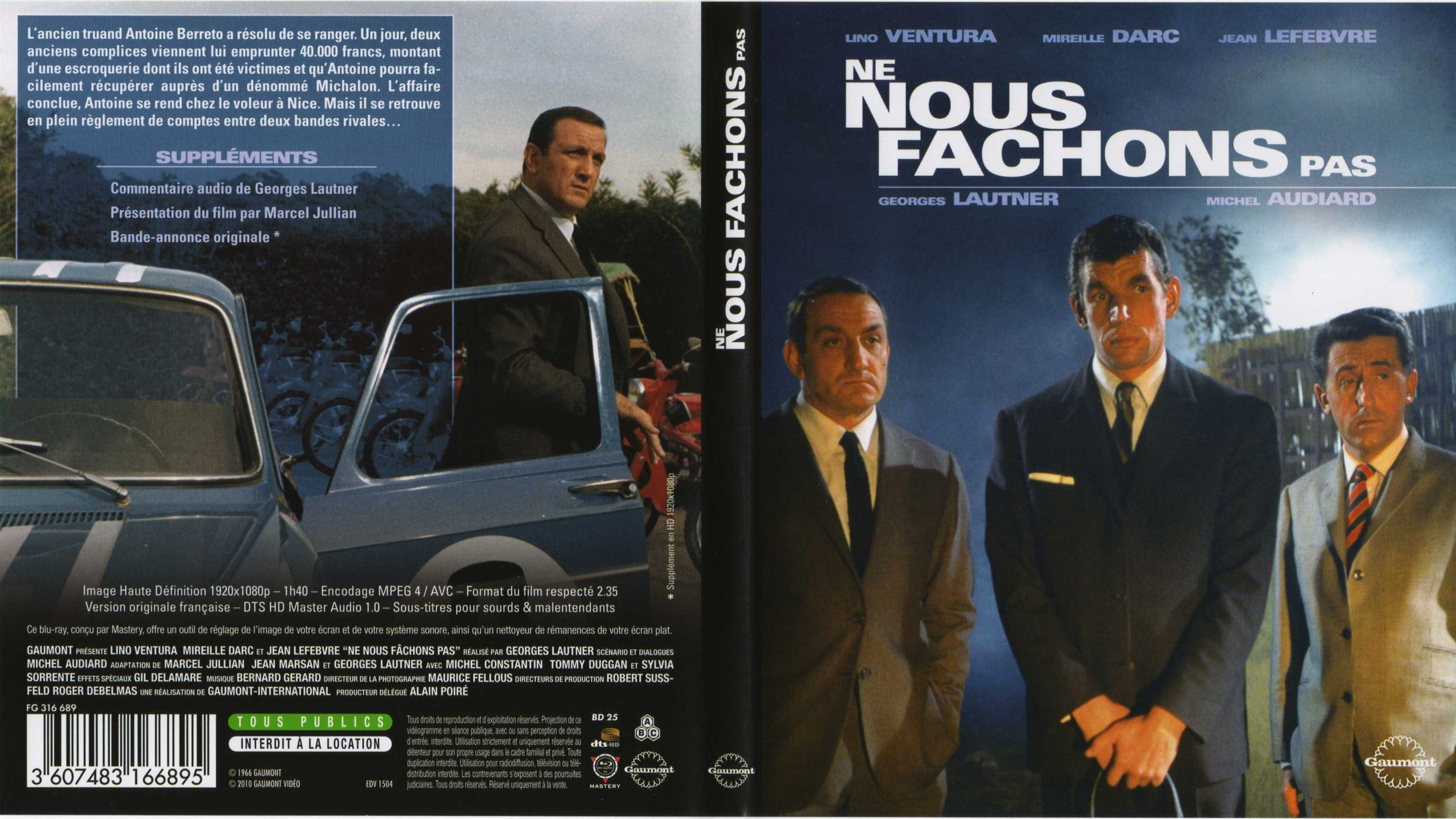 Jaquette DVD Ne nous fachons pas (BLU-RAY)