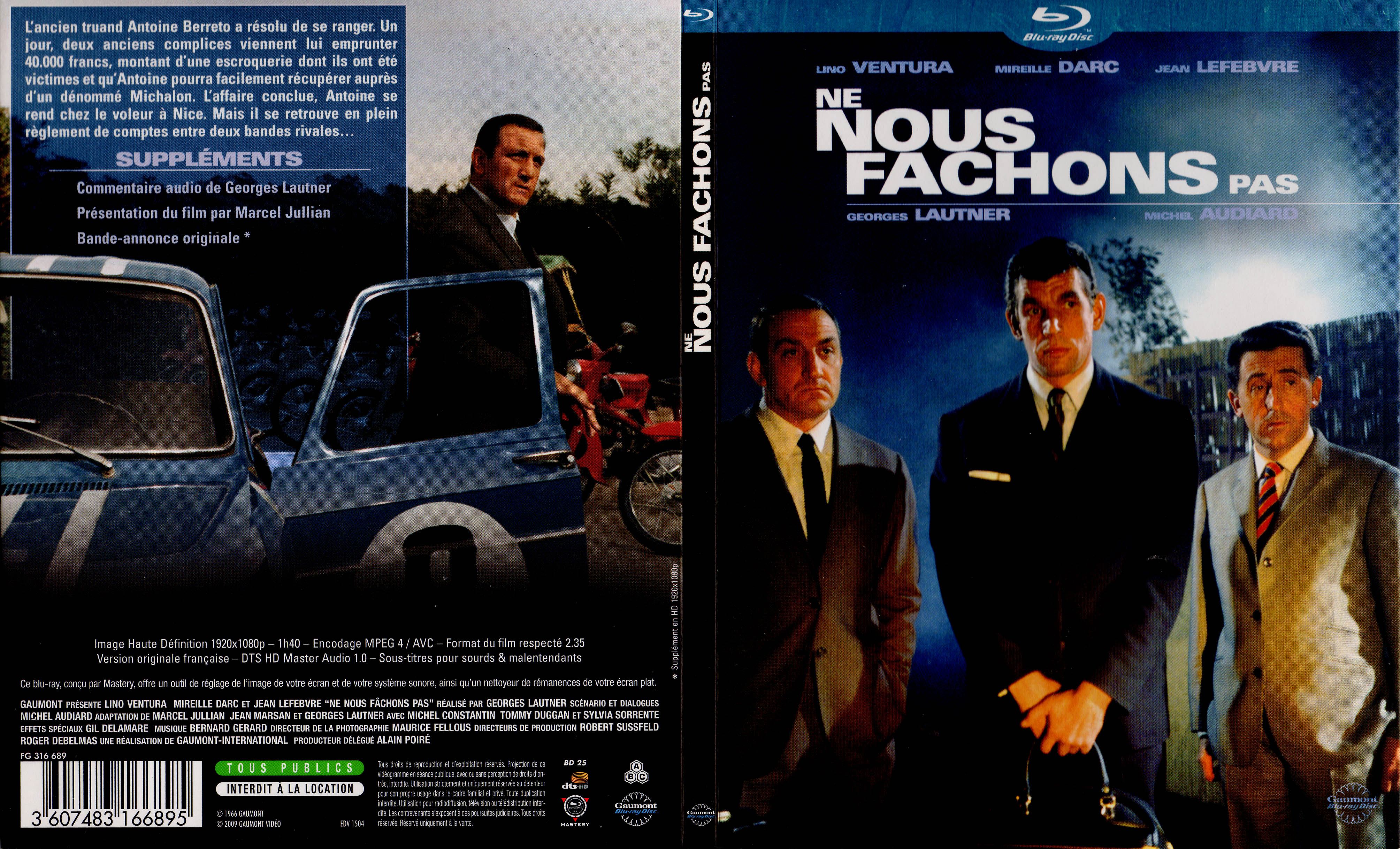 Jaquette DVD Ne nous fachons pas (BLU-RAY) v2