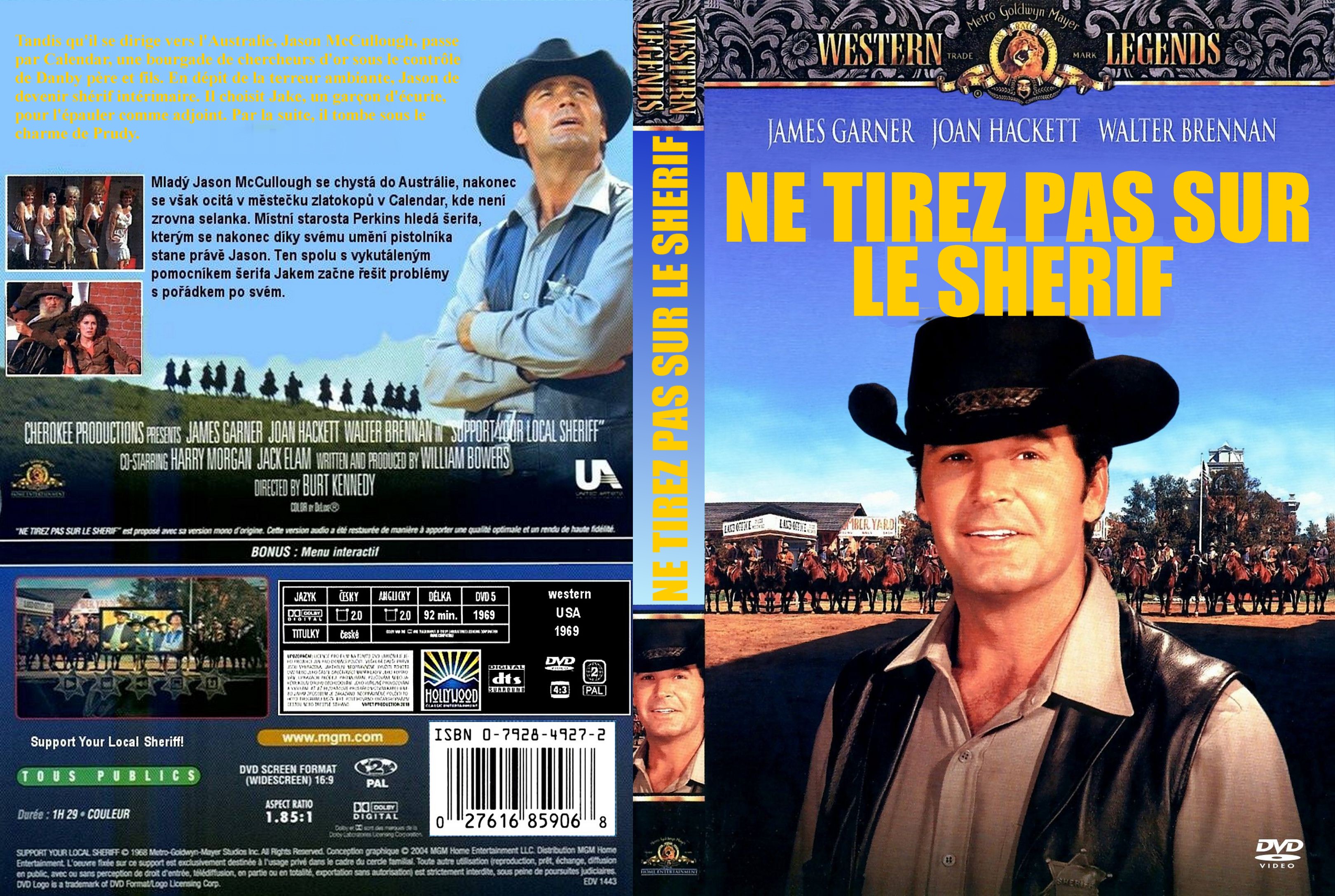 Jaquette DVD Ne tirez pas sur le sherif custom