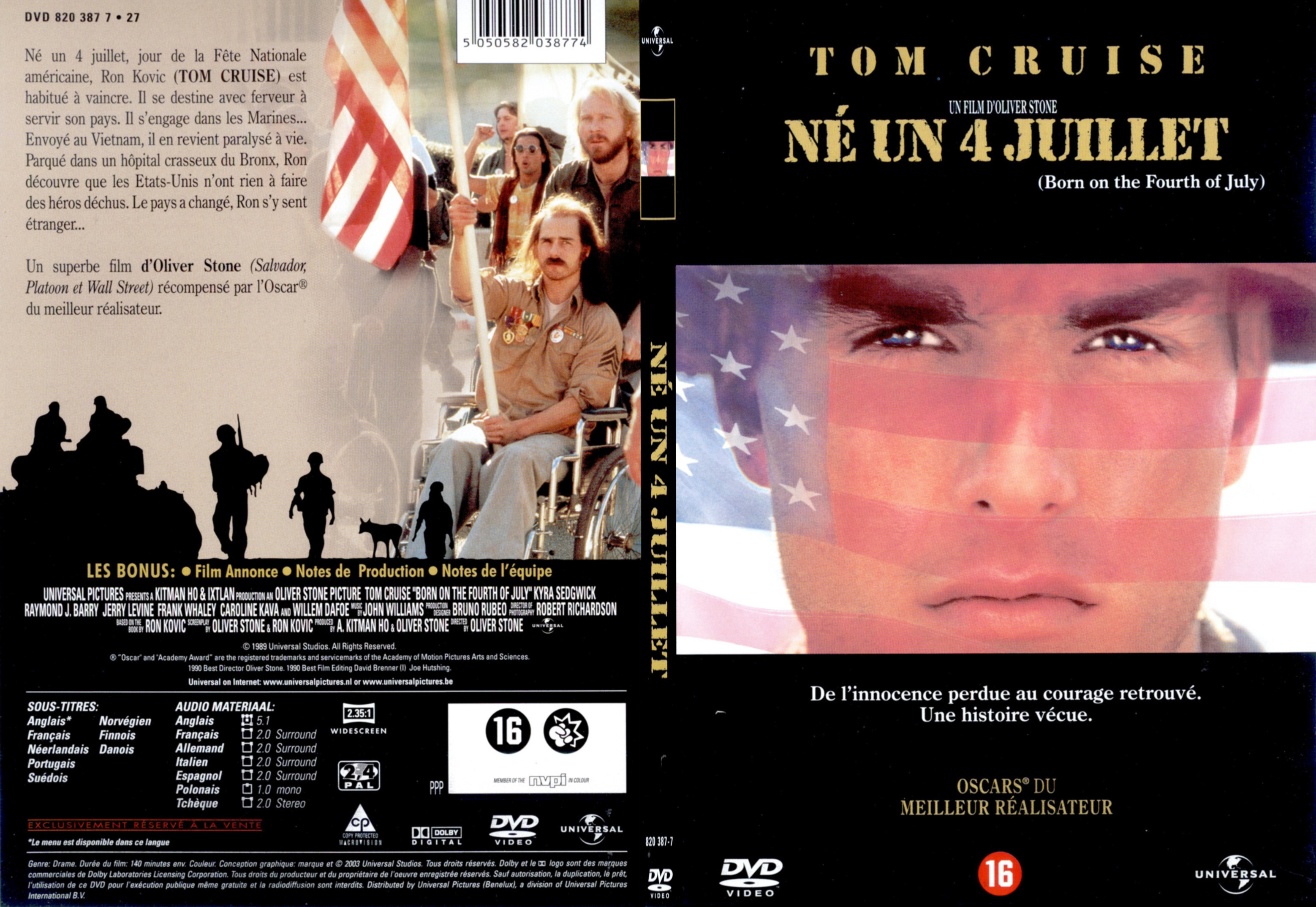 Jaquette DVD N un 4 juillet - SLIM