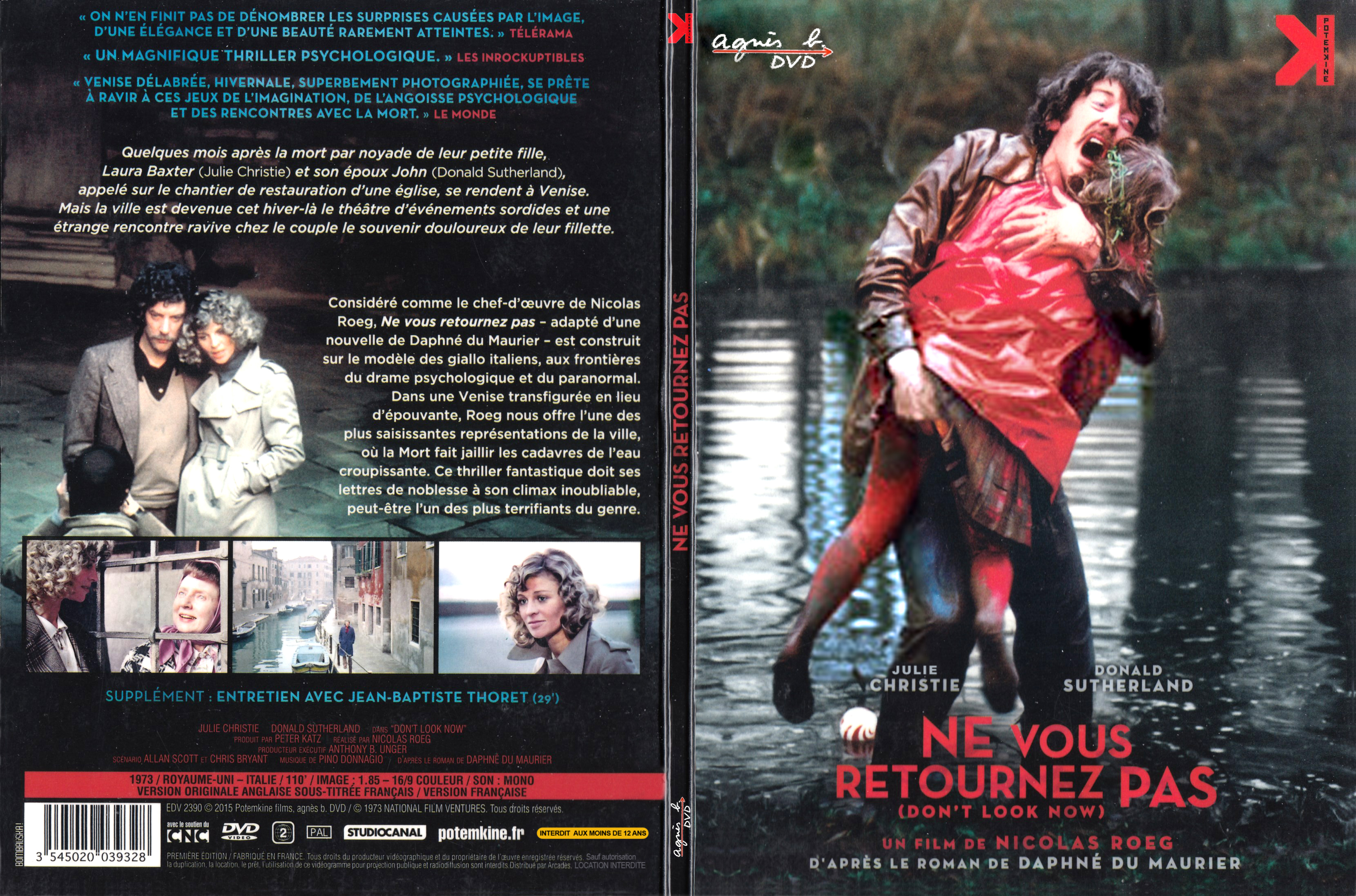 Jaquette DVD Ne vous retournez pas v2