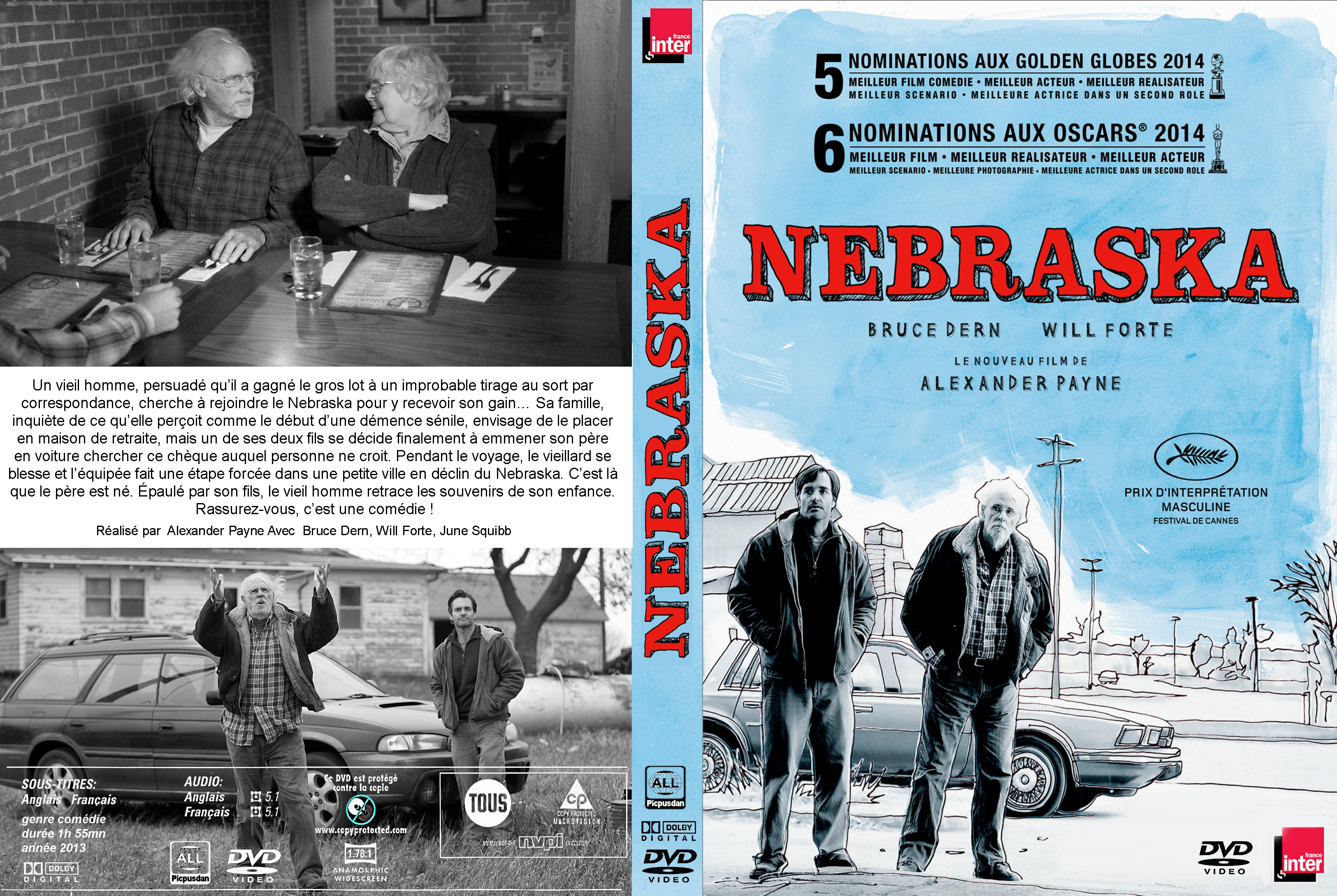 Jaquette DVD Nebraska custom