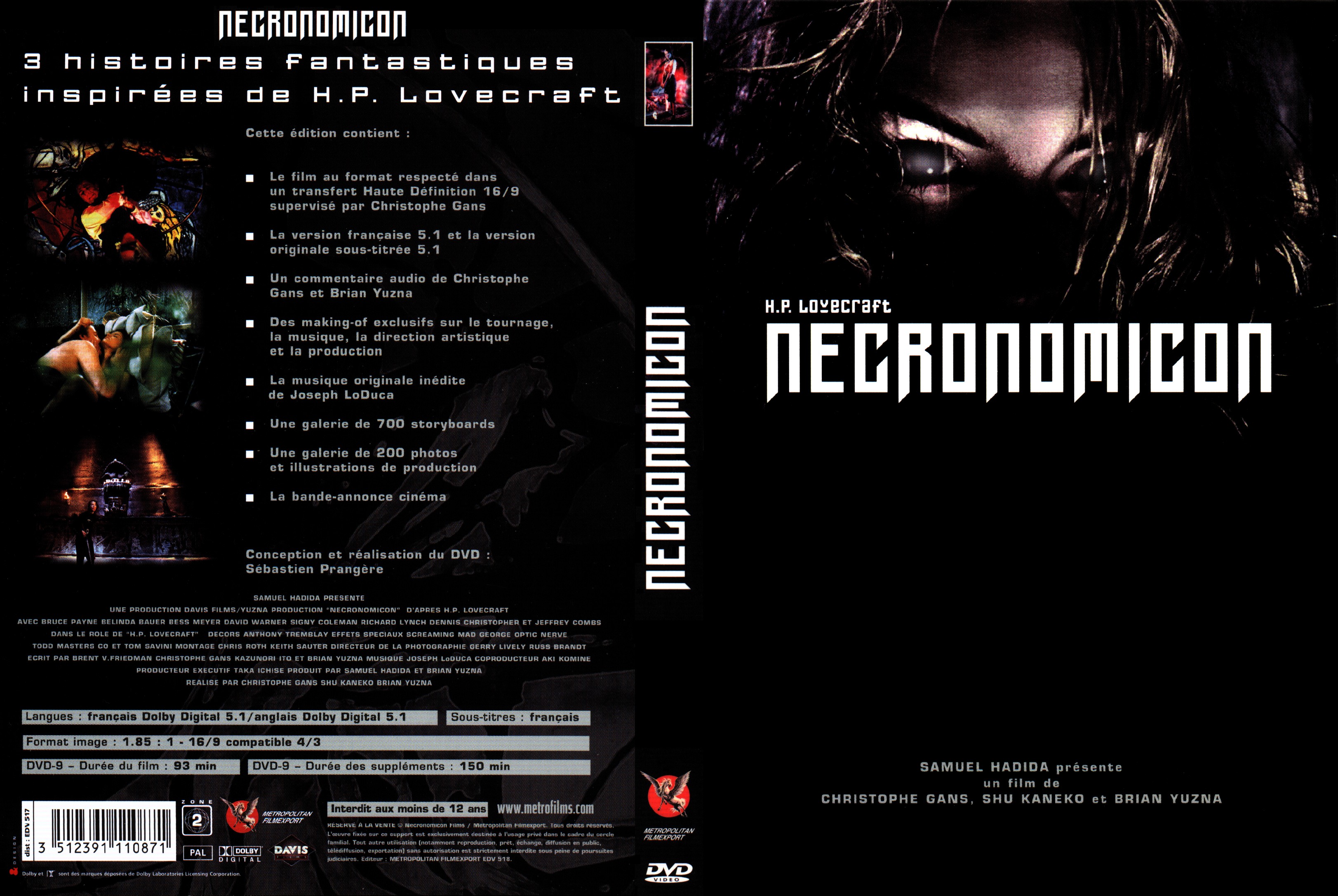 Jaquette DVD Necronomicon