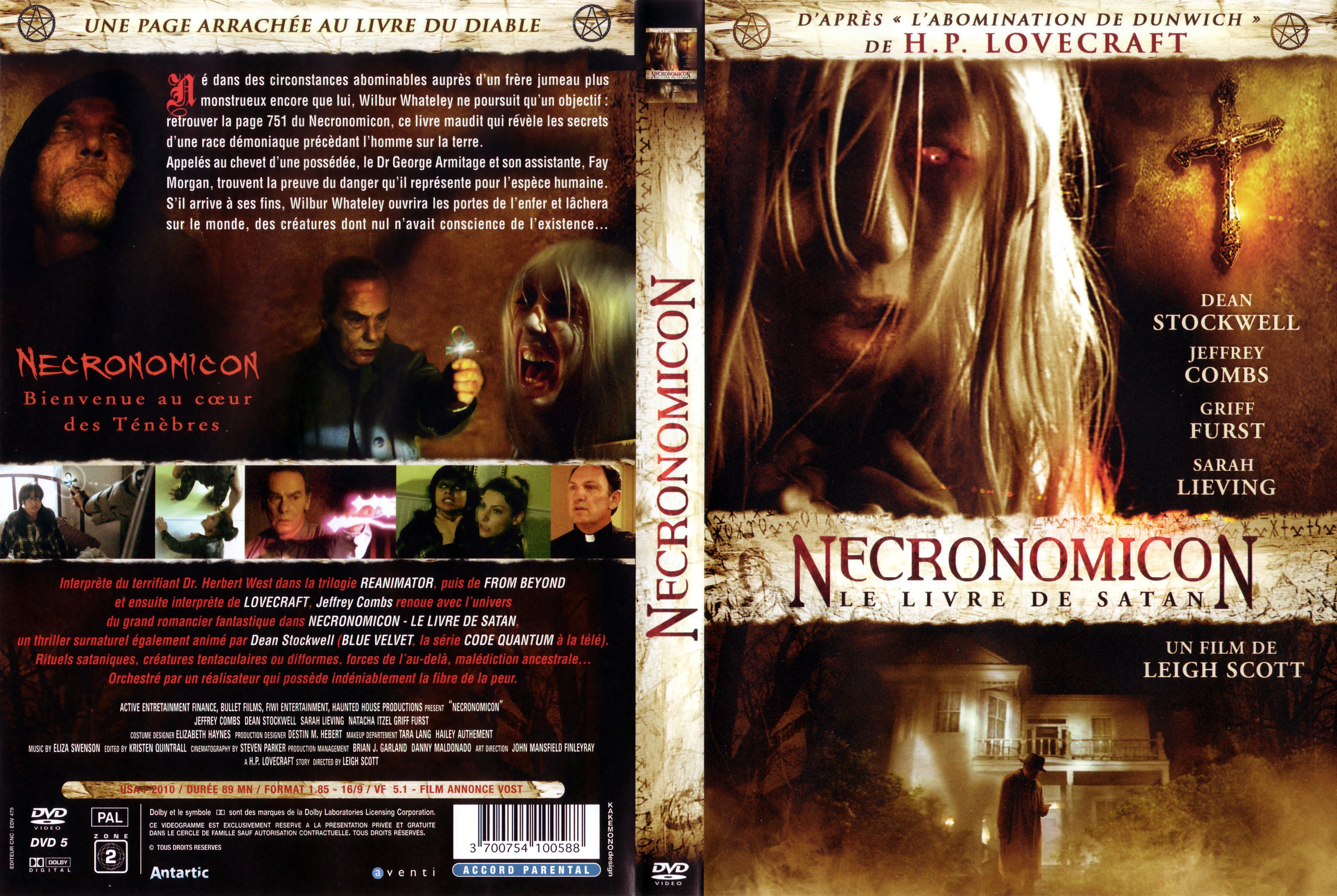 Jaquette DVD Necronomicon - Le livre de satan