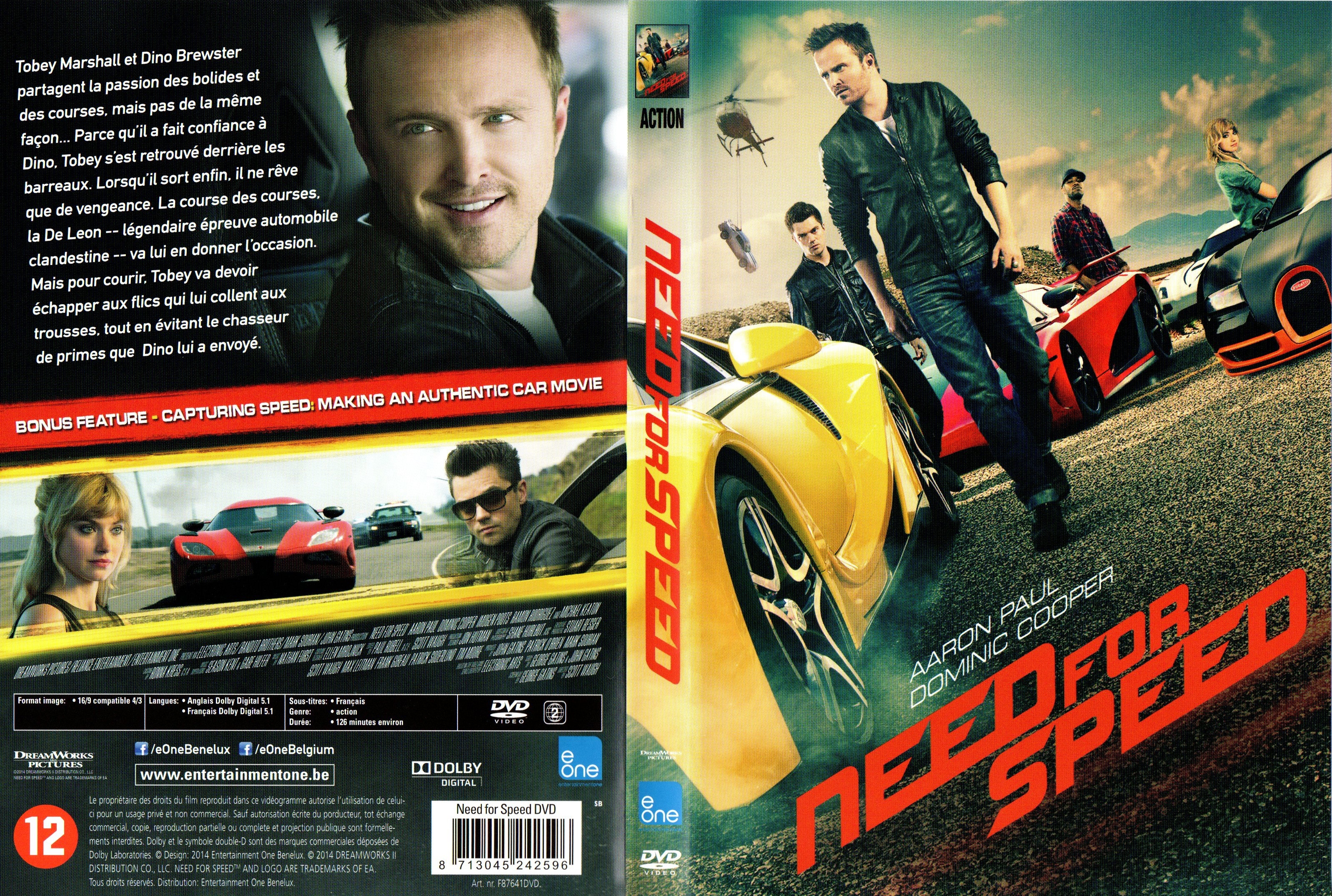 Jaquette DVD Need for Speed v3