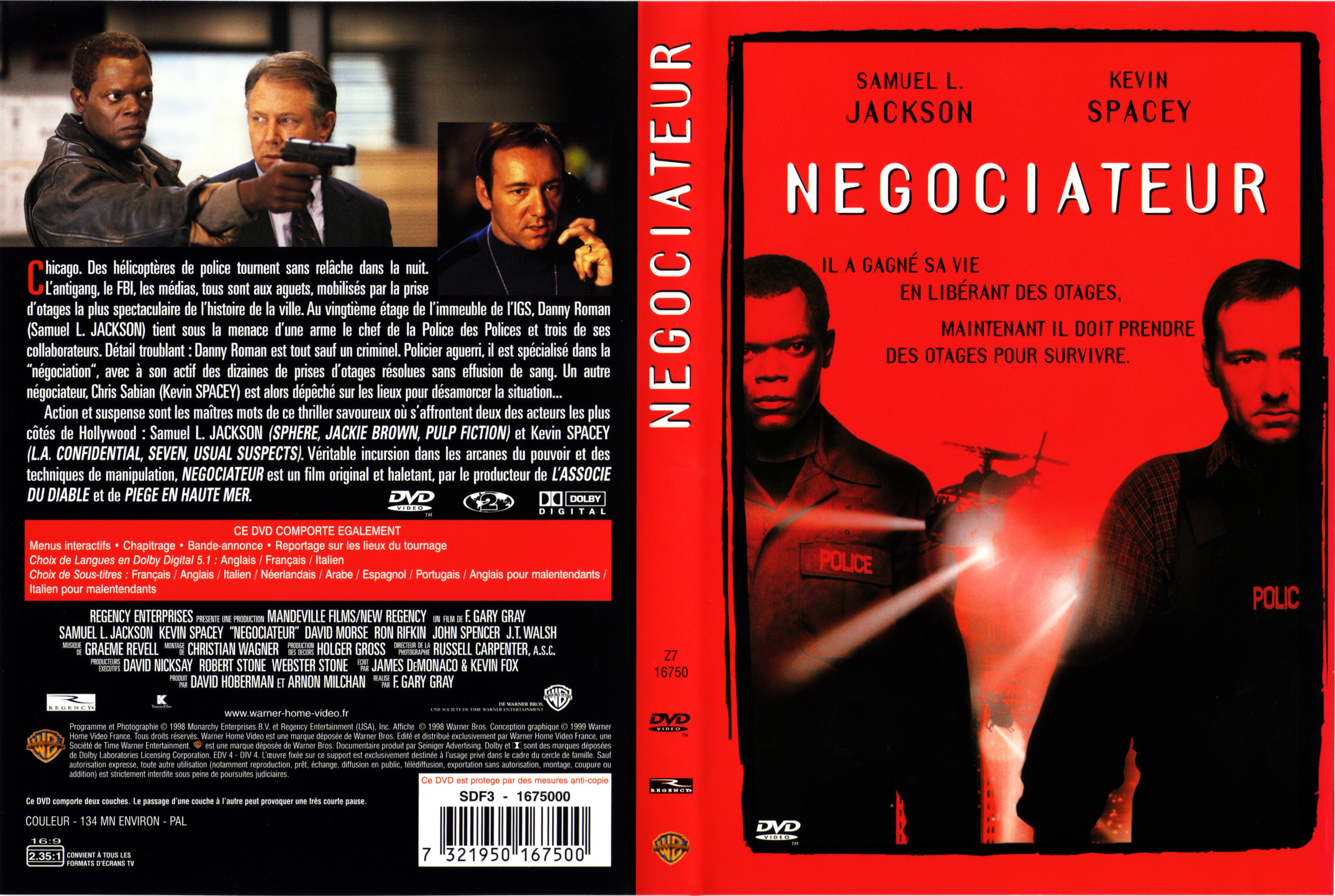 Jaquette DVD Negociateur