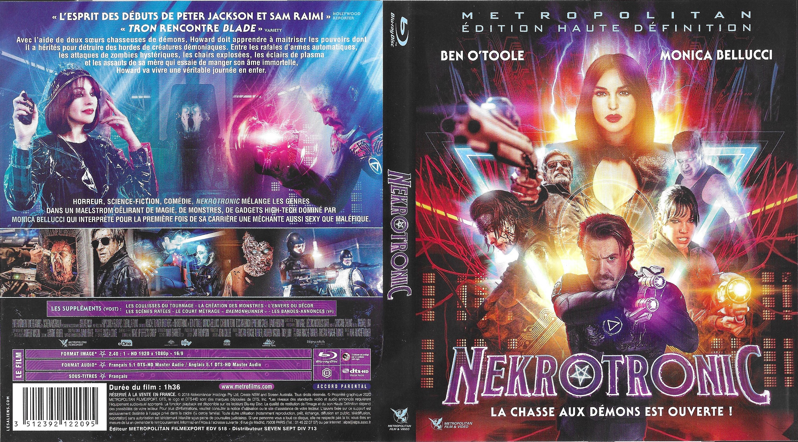 Jaquette DVD Nekrotronic (BLU-RAY)