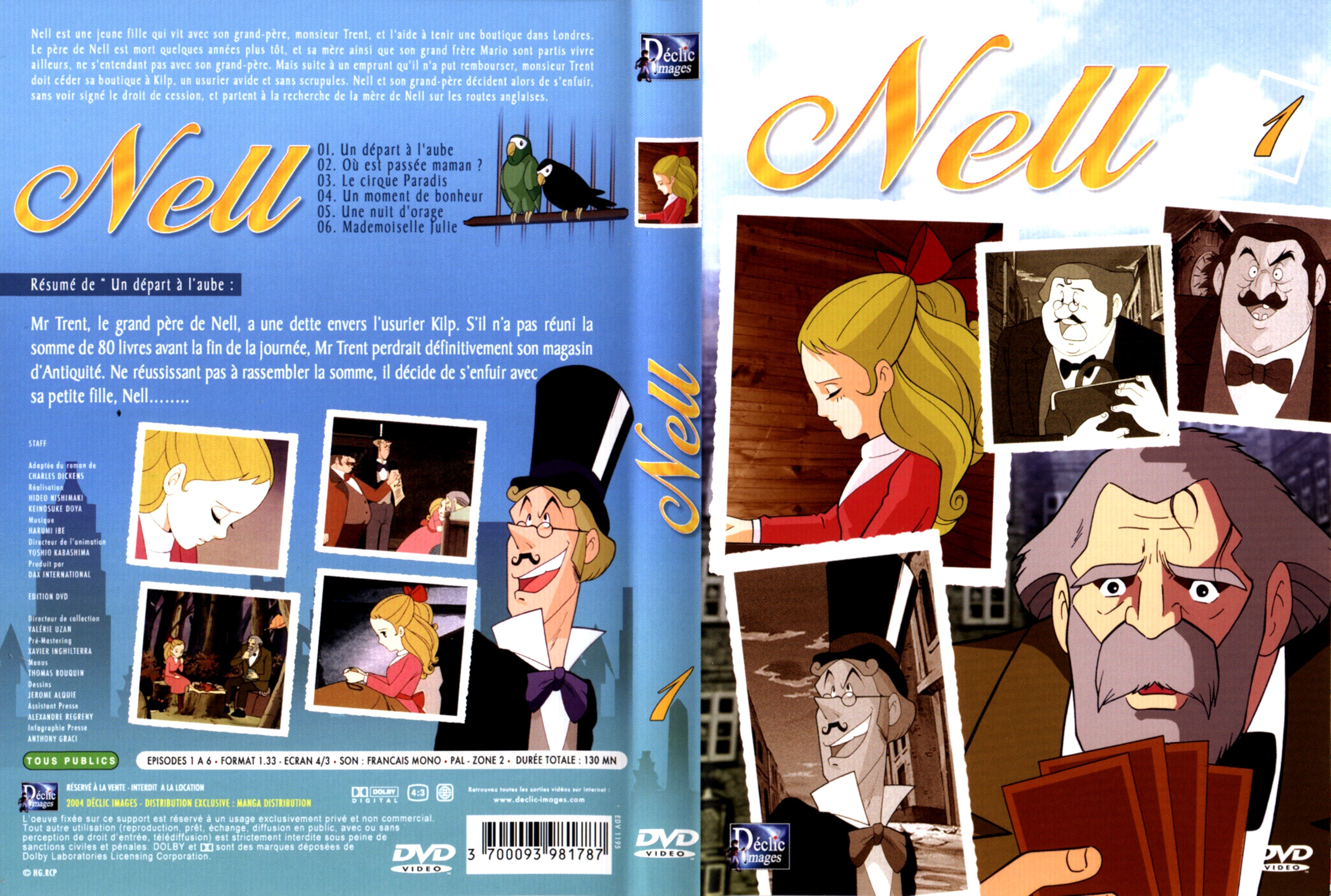 Jaquette DVD Nell vol 1