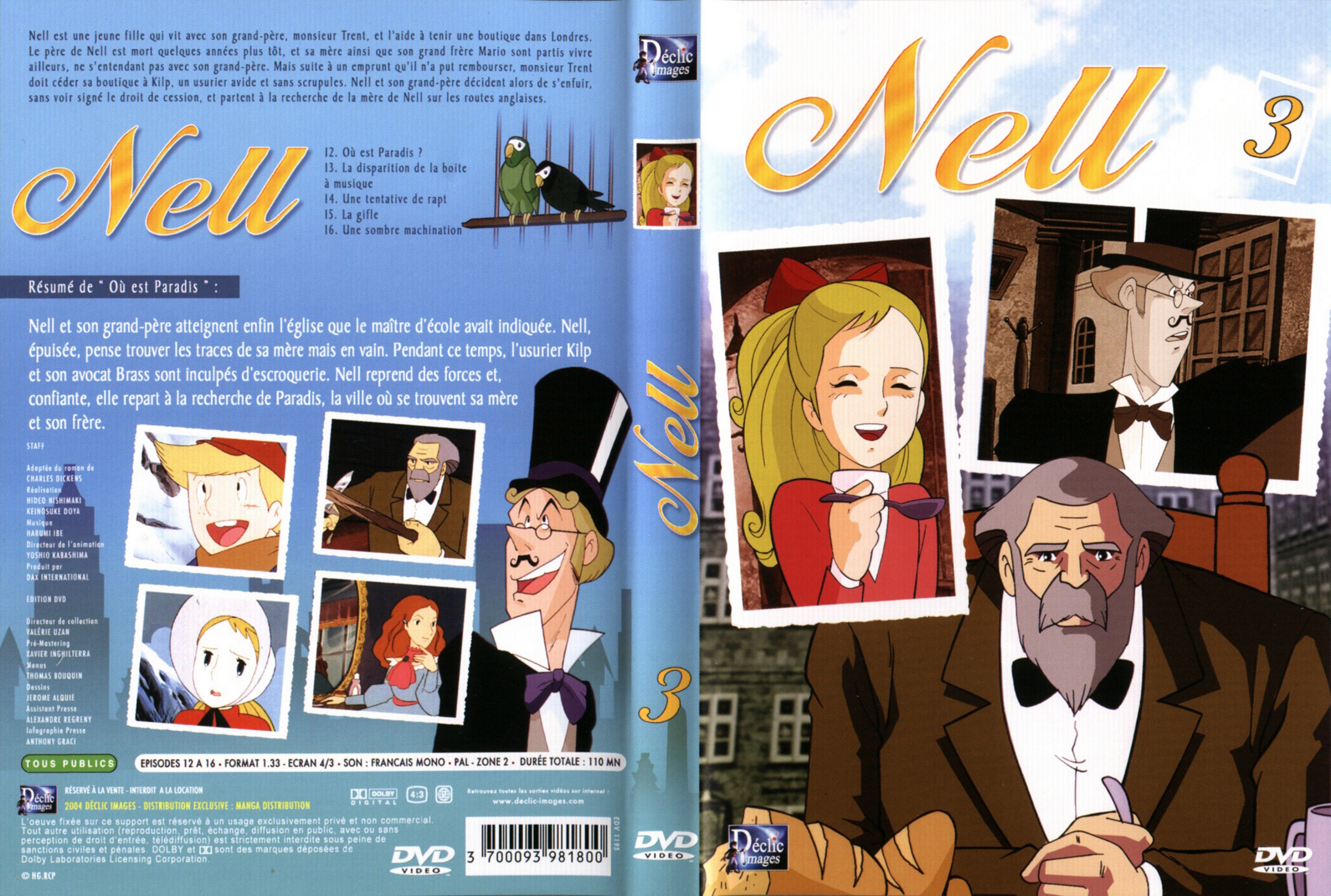 Jaquette DVD Nell vol 3