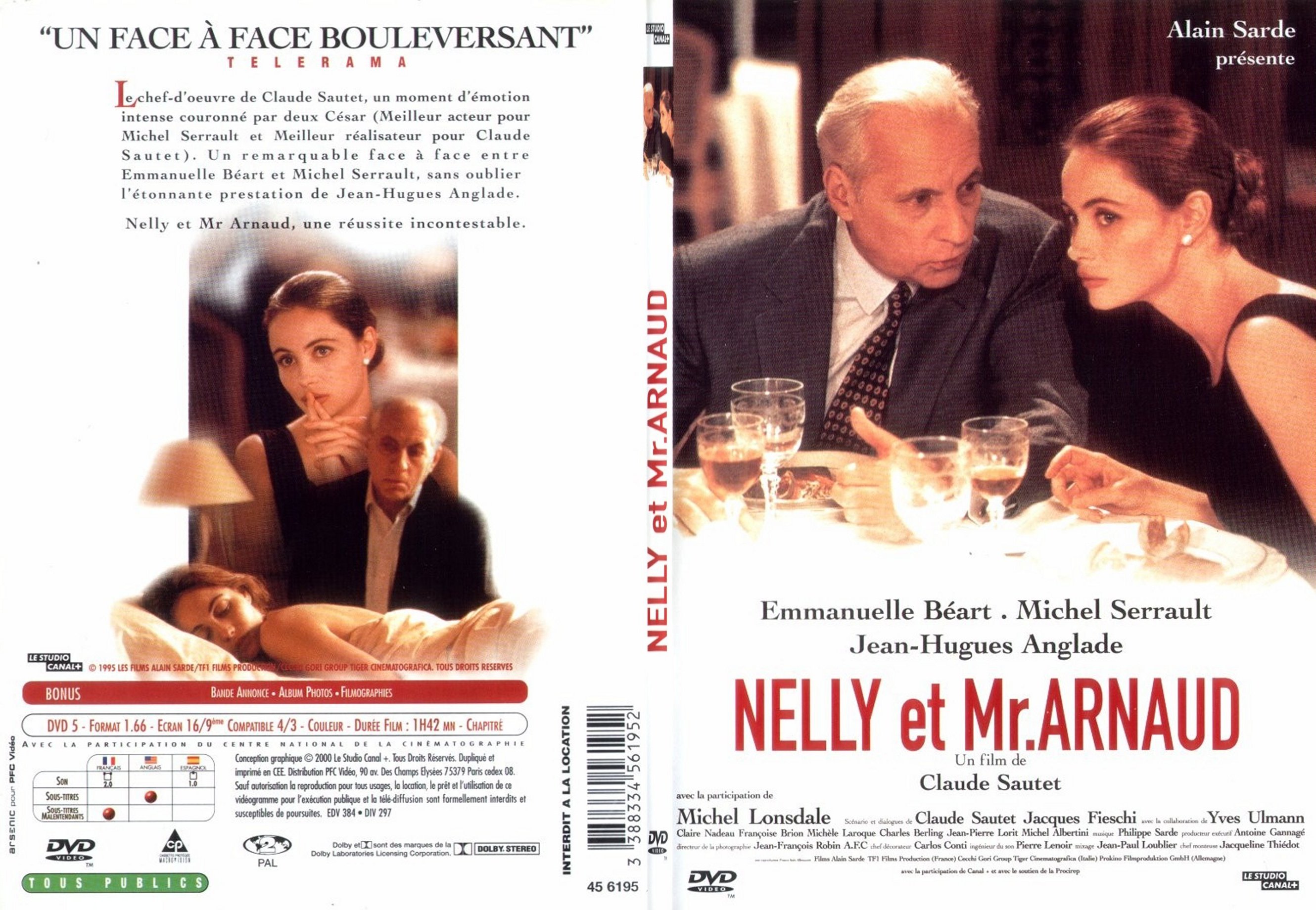 Jaquette DVD Nelly et Mr Arnaud - SLIM
