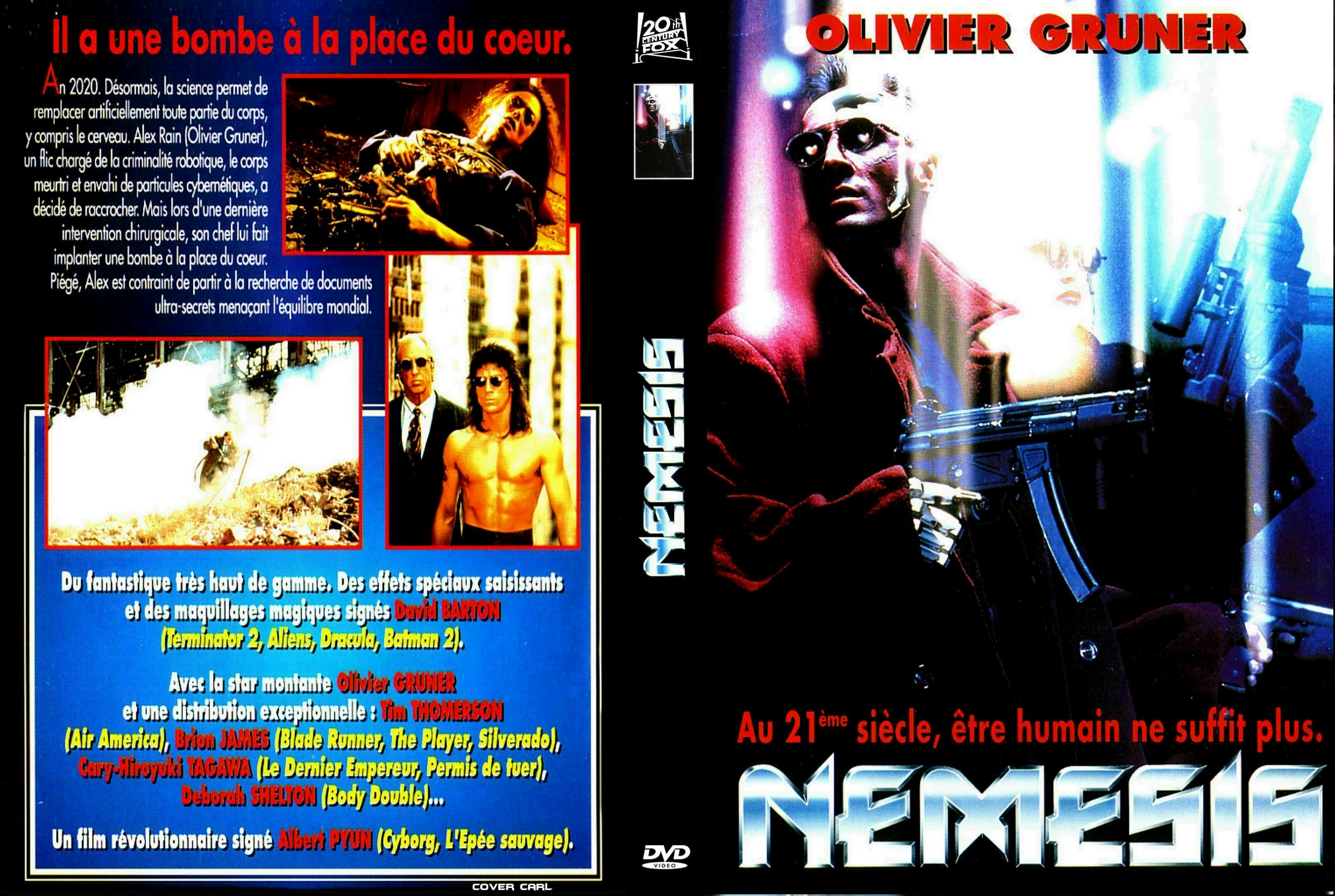 Jaquette DVD Nemesis custom