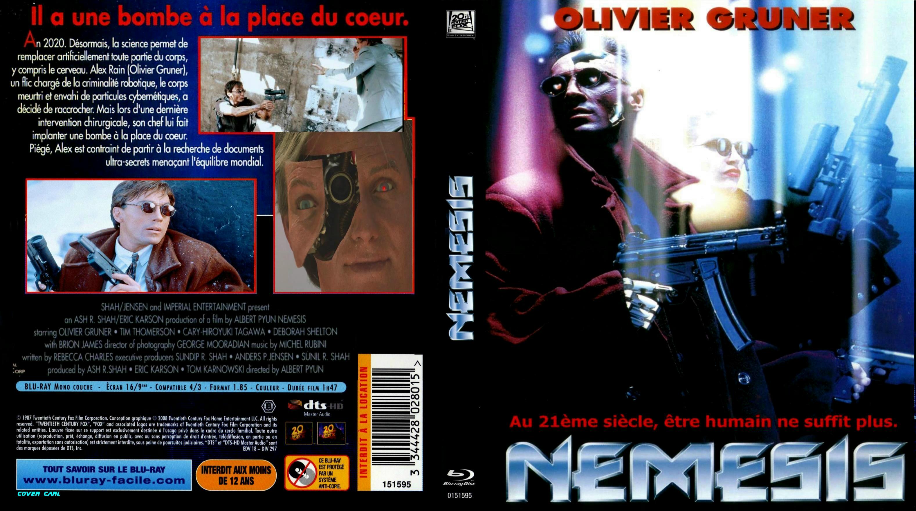 Jaquette DVD Nemesis custom (BLU-RAY)