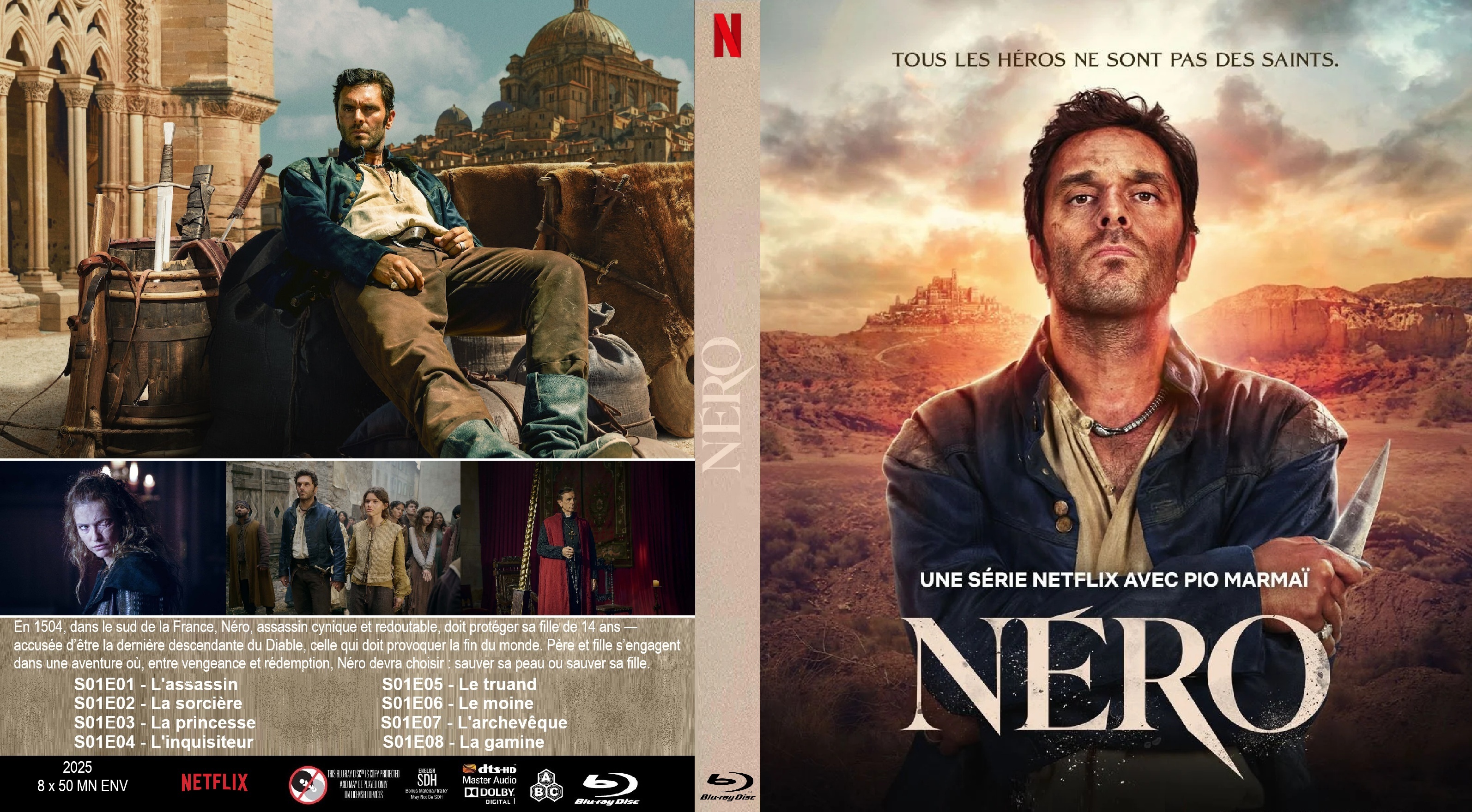 Jaquette DVD Nero saison 1 custom (BLU-RAY)