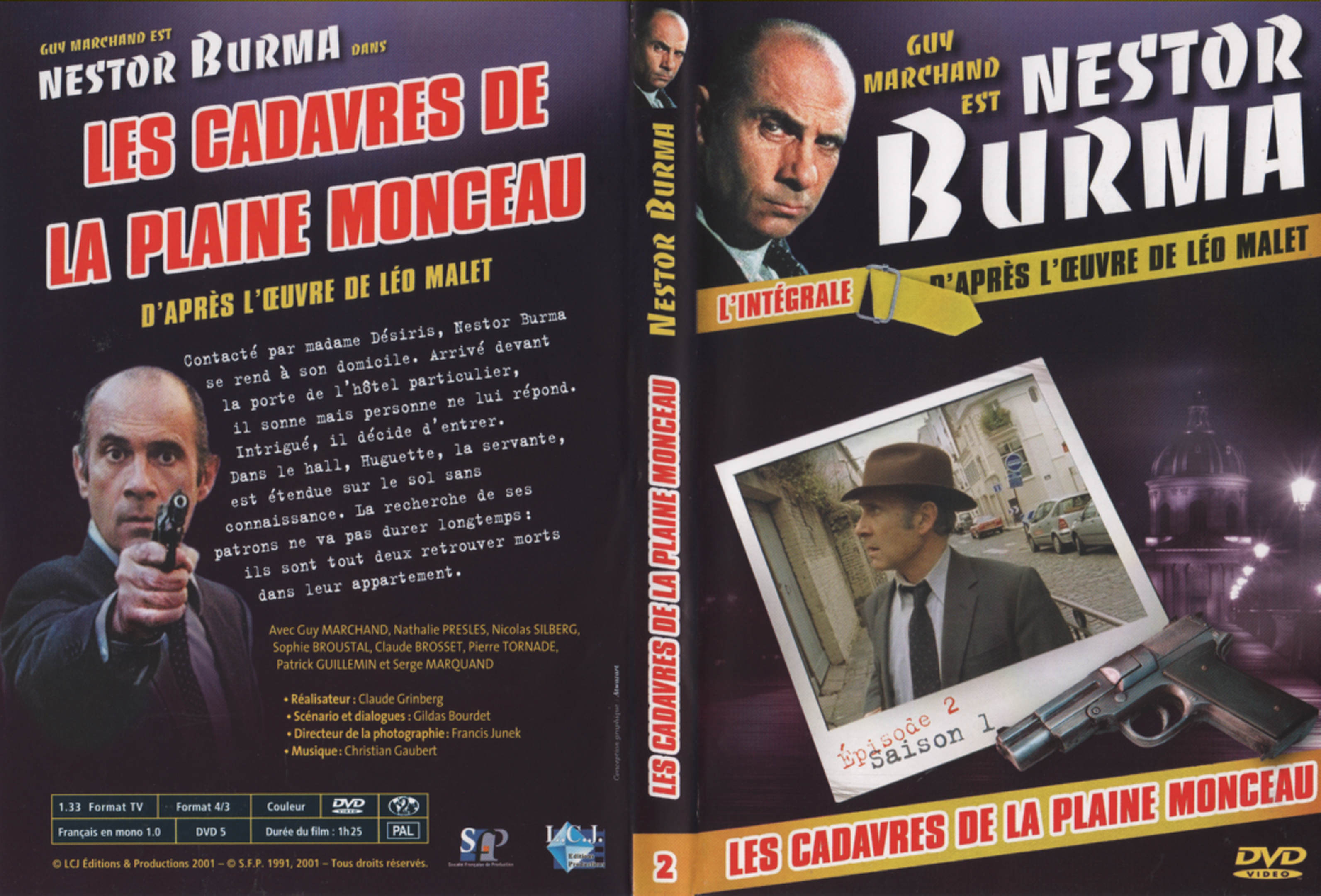 Jaquette DVD Nestor Burma Saison 1 vol 2
