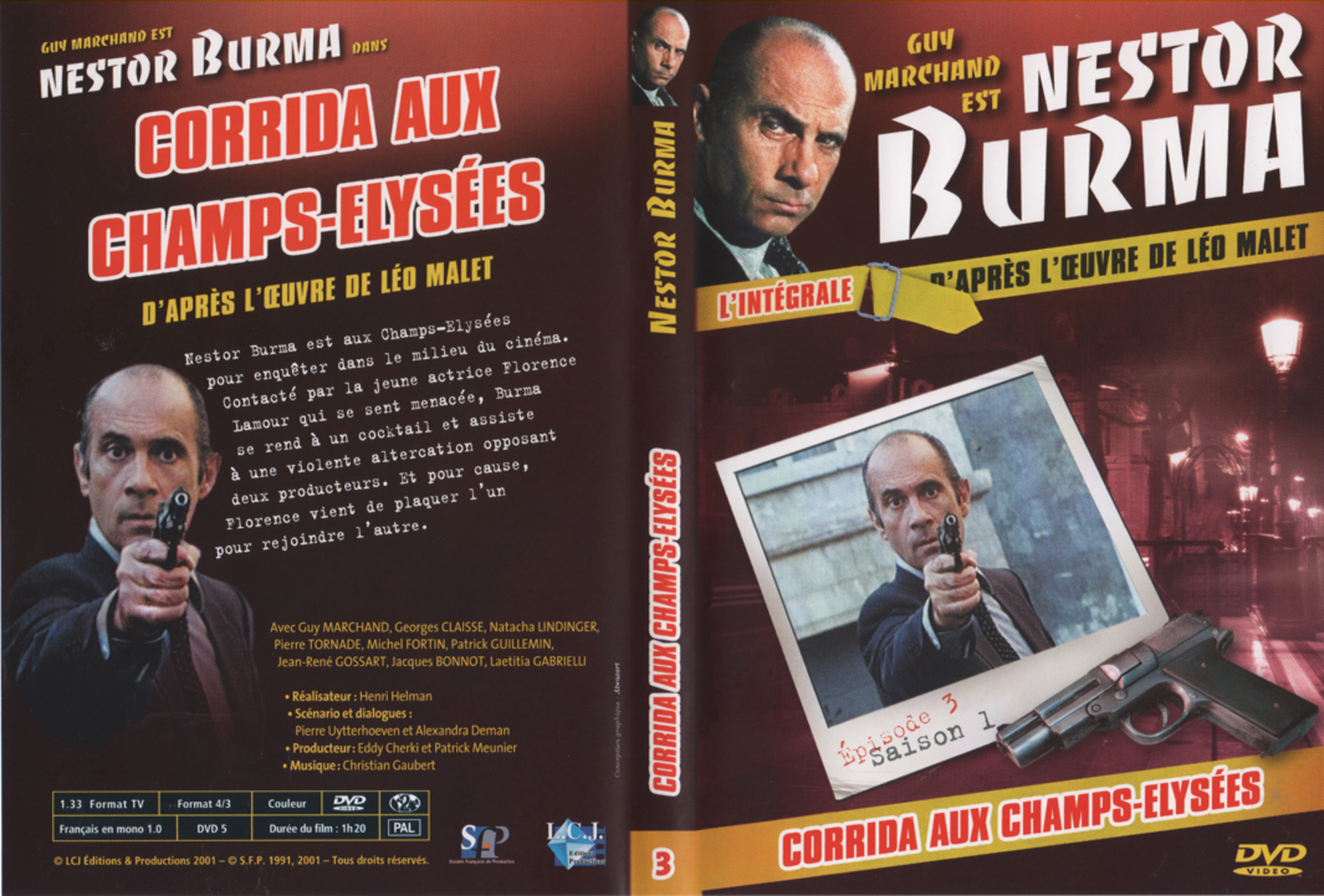Jaquette DVD Nestor Burma Saison 1 vol 3
