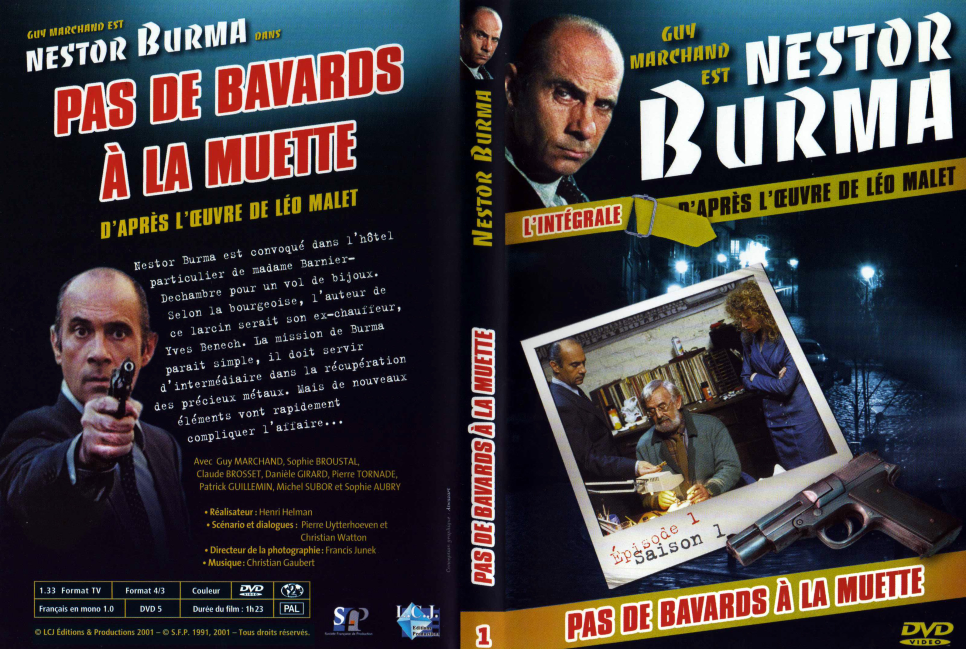 Jaquette DVD Nestor Burma Saison 1 vol  1
