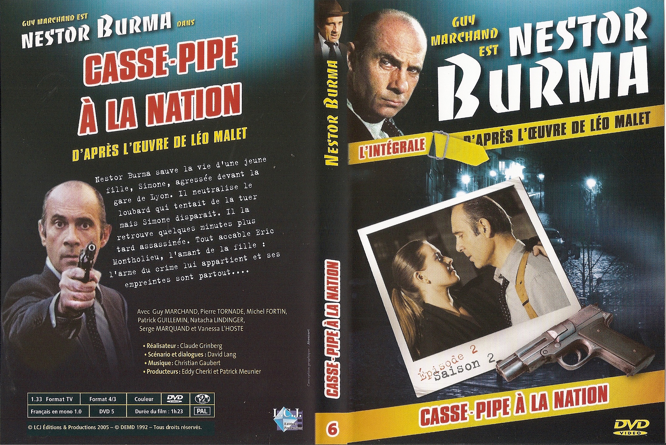 Jaquette DVD Nestor Burma Saison 2 vol 2