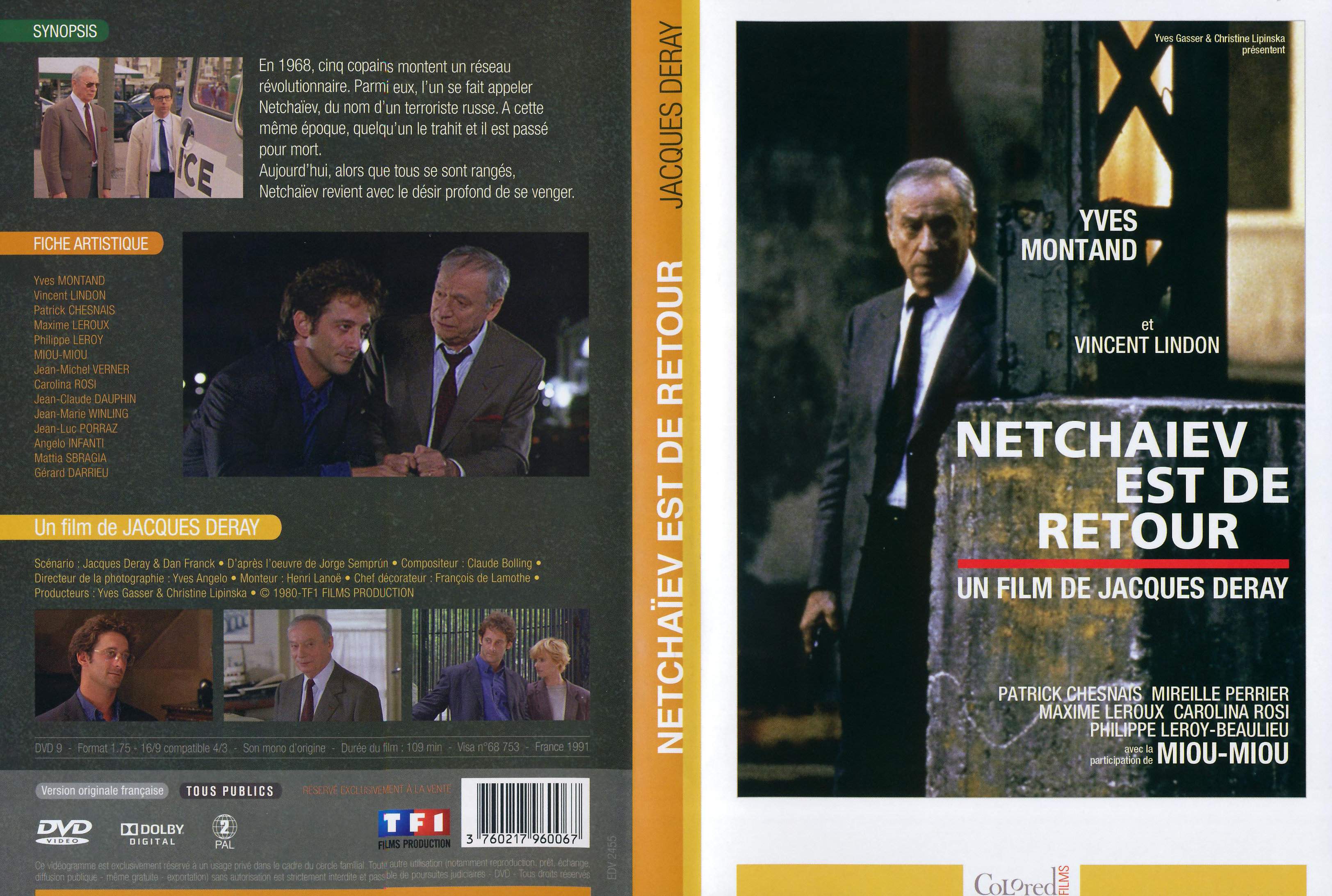 Jaquette DVD Netchaiev est de retour