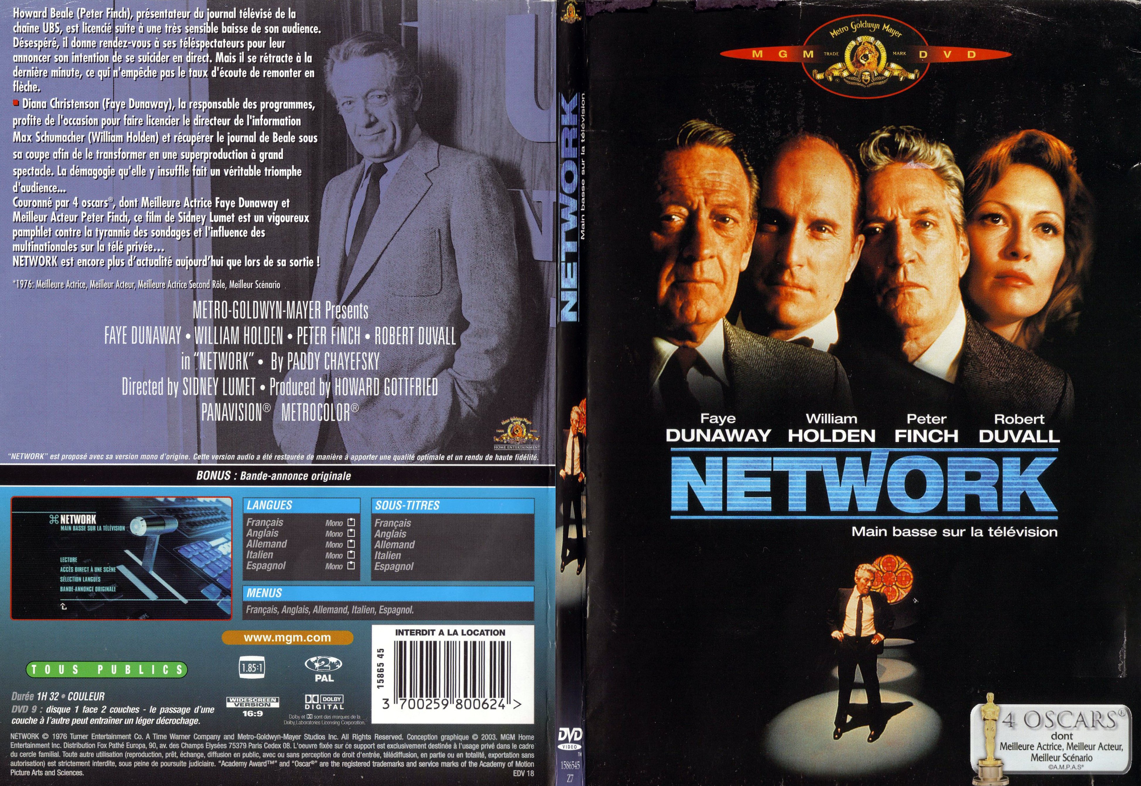 Jaquette DVD Network - SLIM