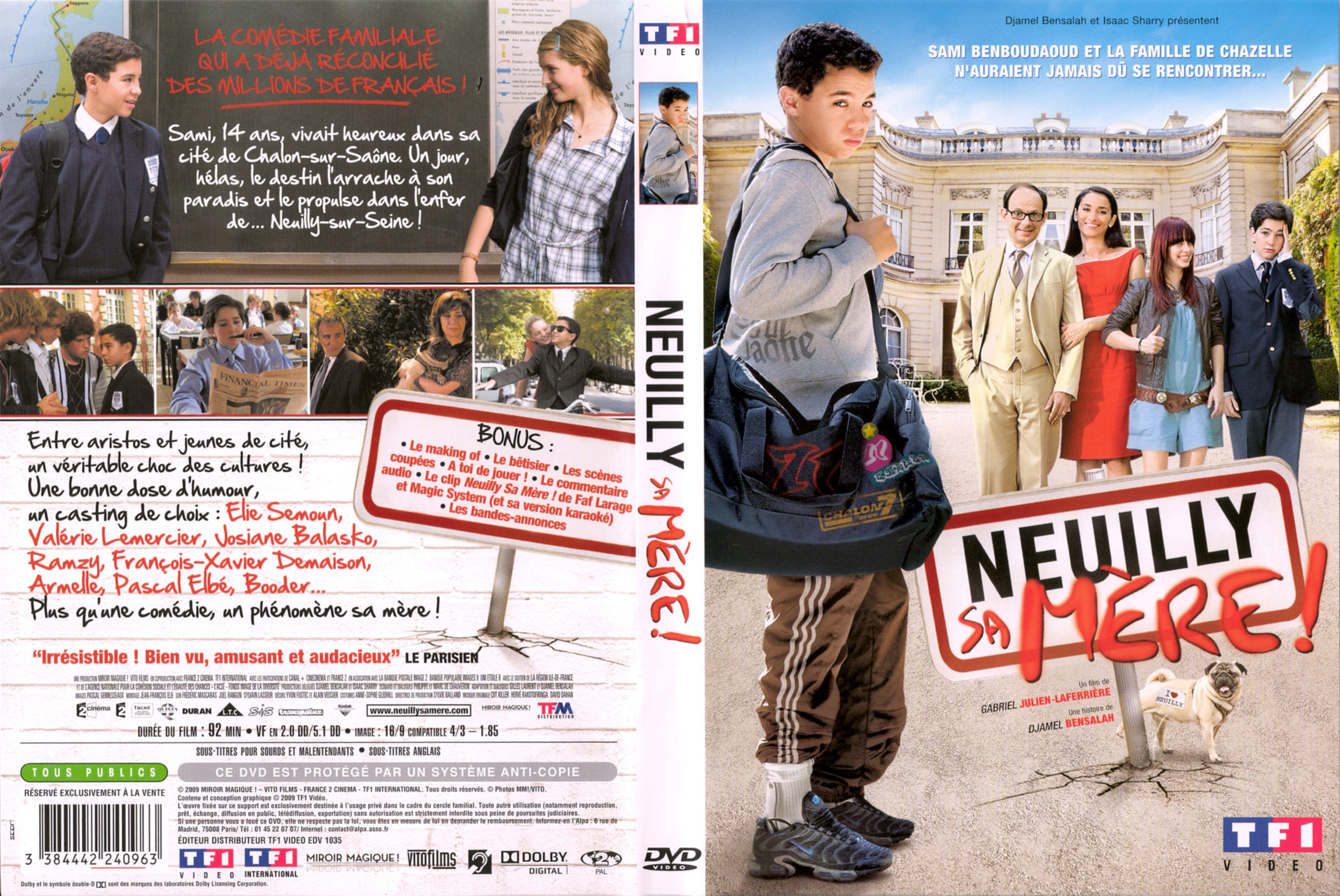 Jaquette DVD Neuilly sa Mre