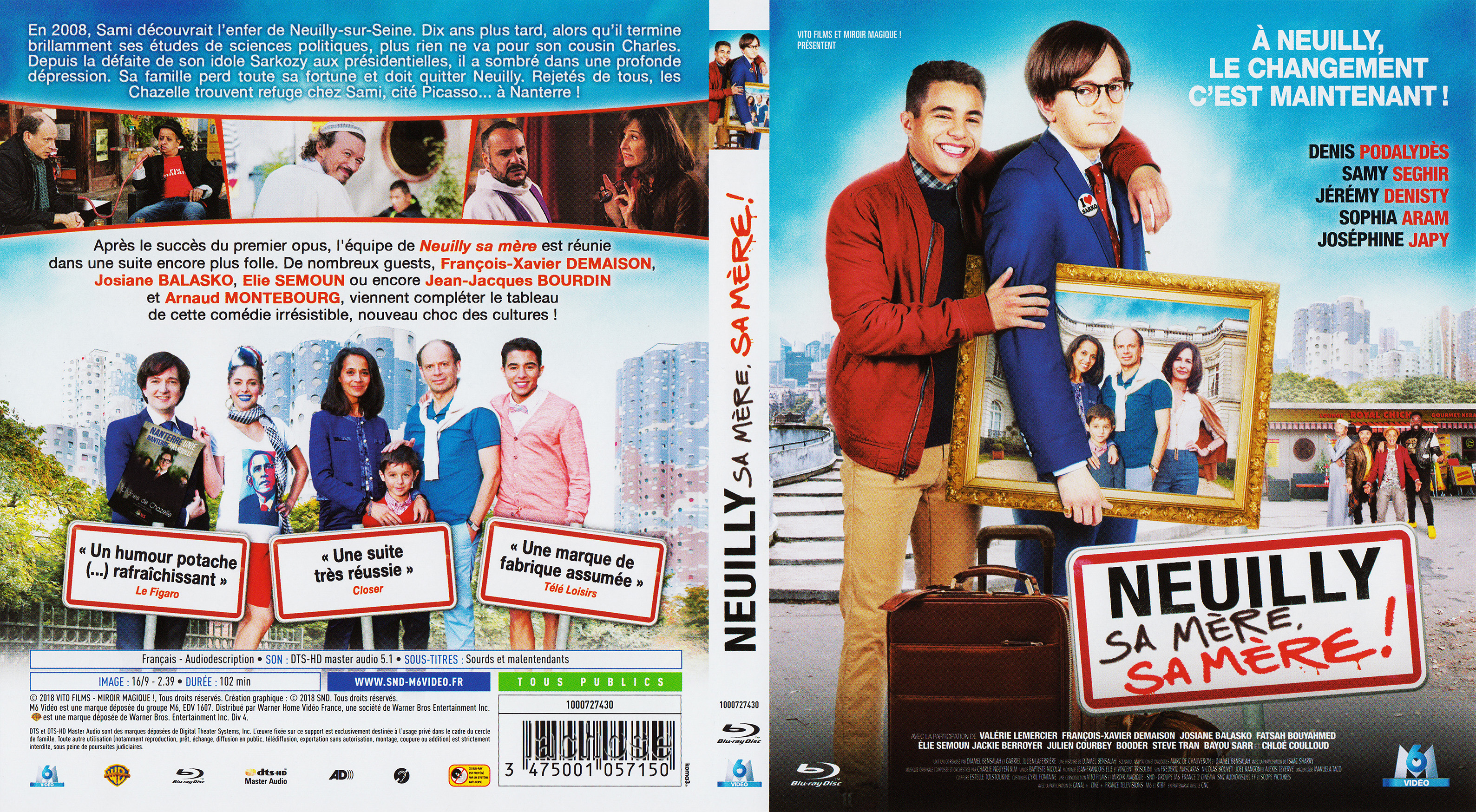 Jaquette DVD Neuilly sa mre, sa mre (BLU-RAY)